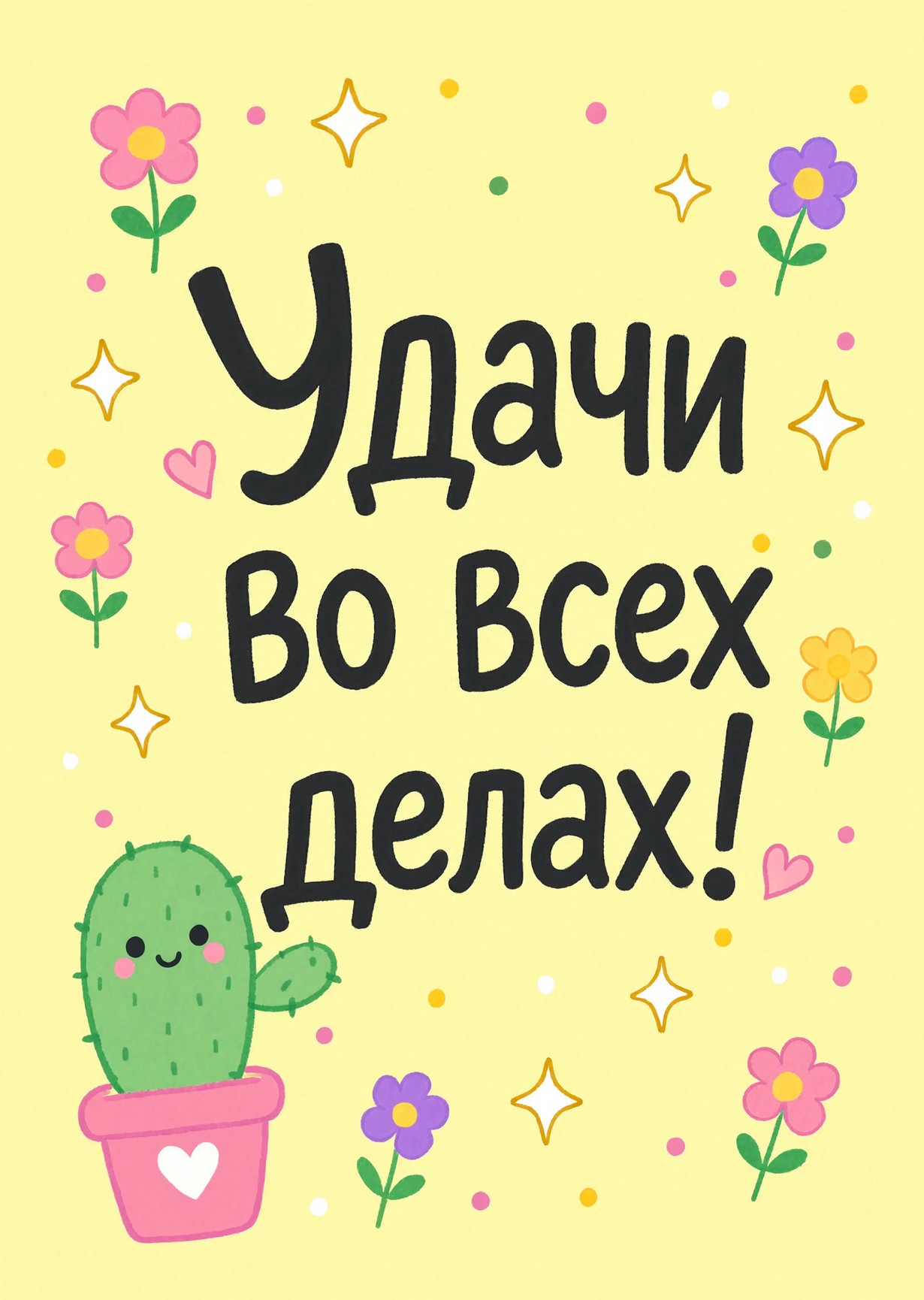 Открытка "Удачи" #47