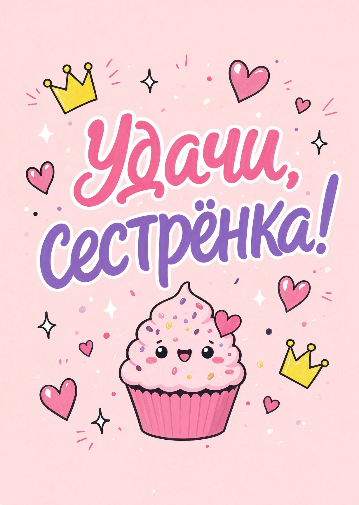 Открытка "Удачи" #10