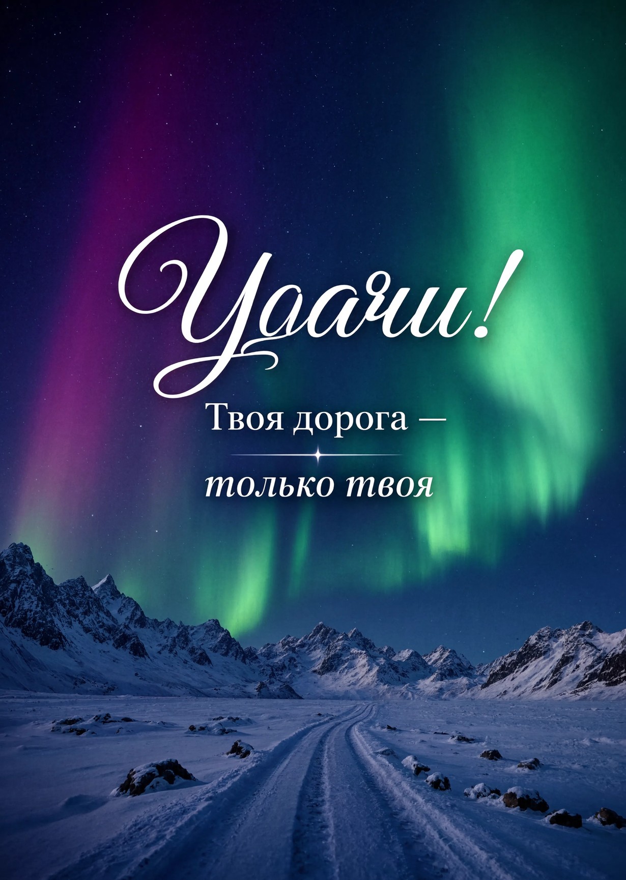 Открытка "Удачи" #6