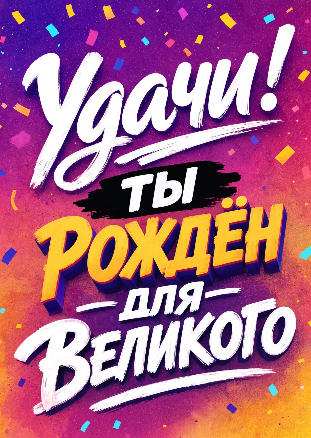 Открытка "Удачи" #23