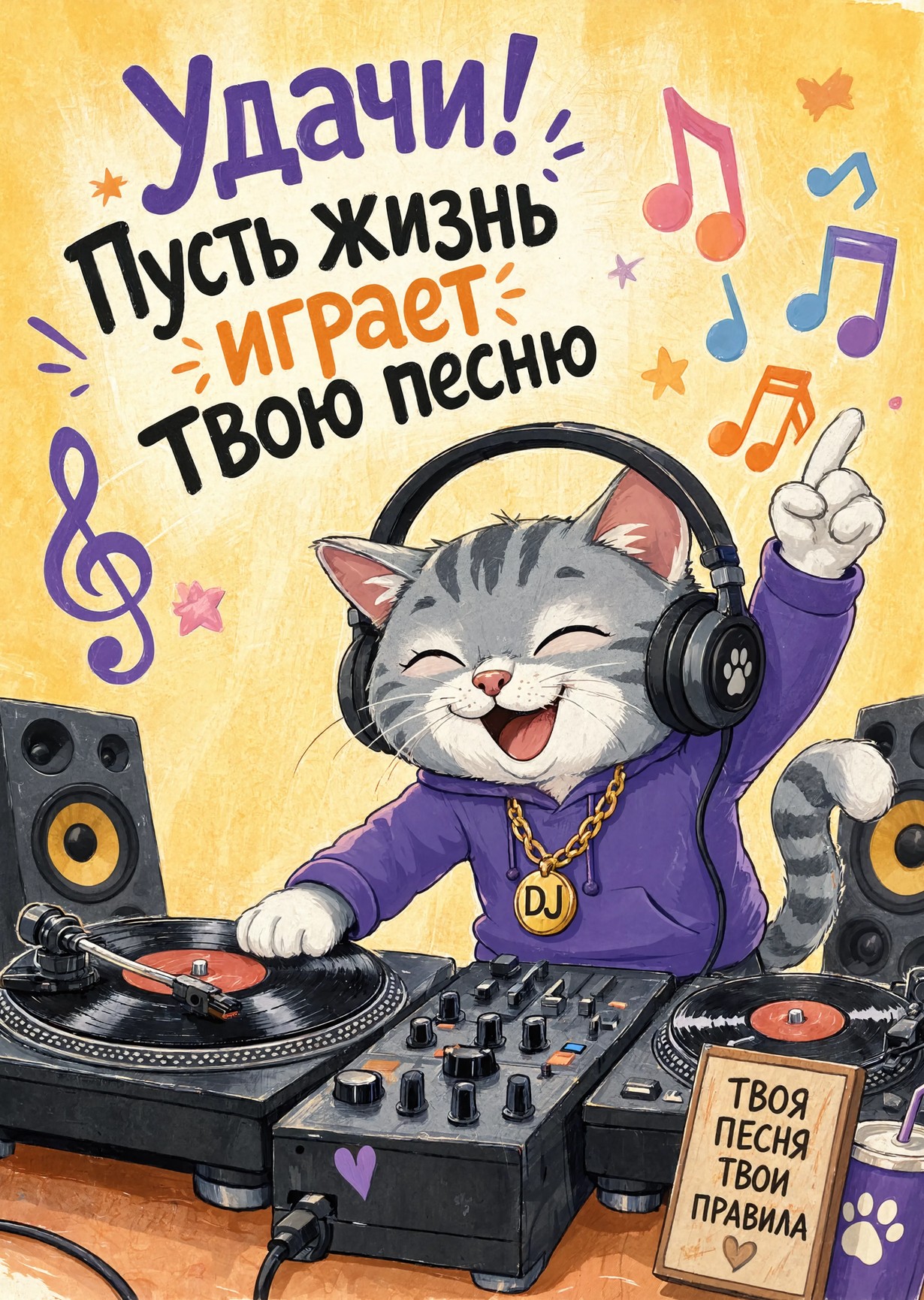 Открытка "Удачи" #73