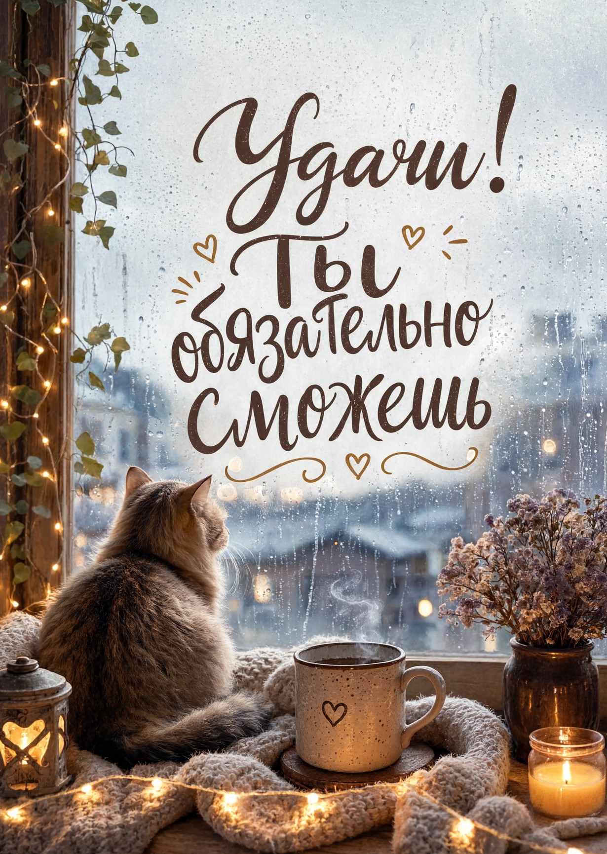 Открытка "Удачи" #9