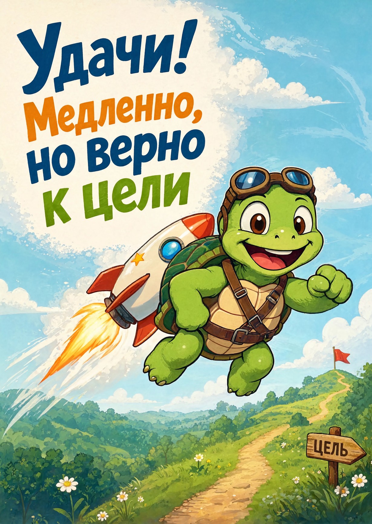Открытка "Удачи" #34