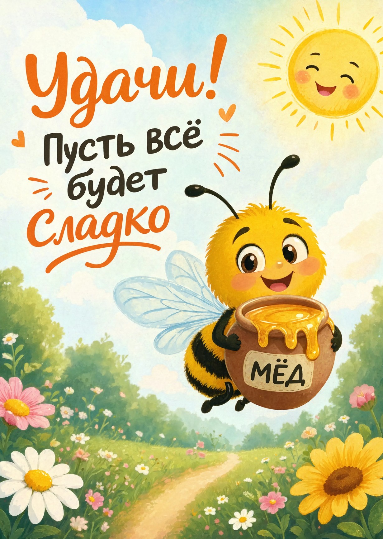 Открытка "Удачи" #44