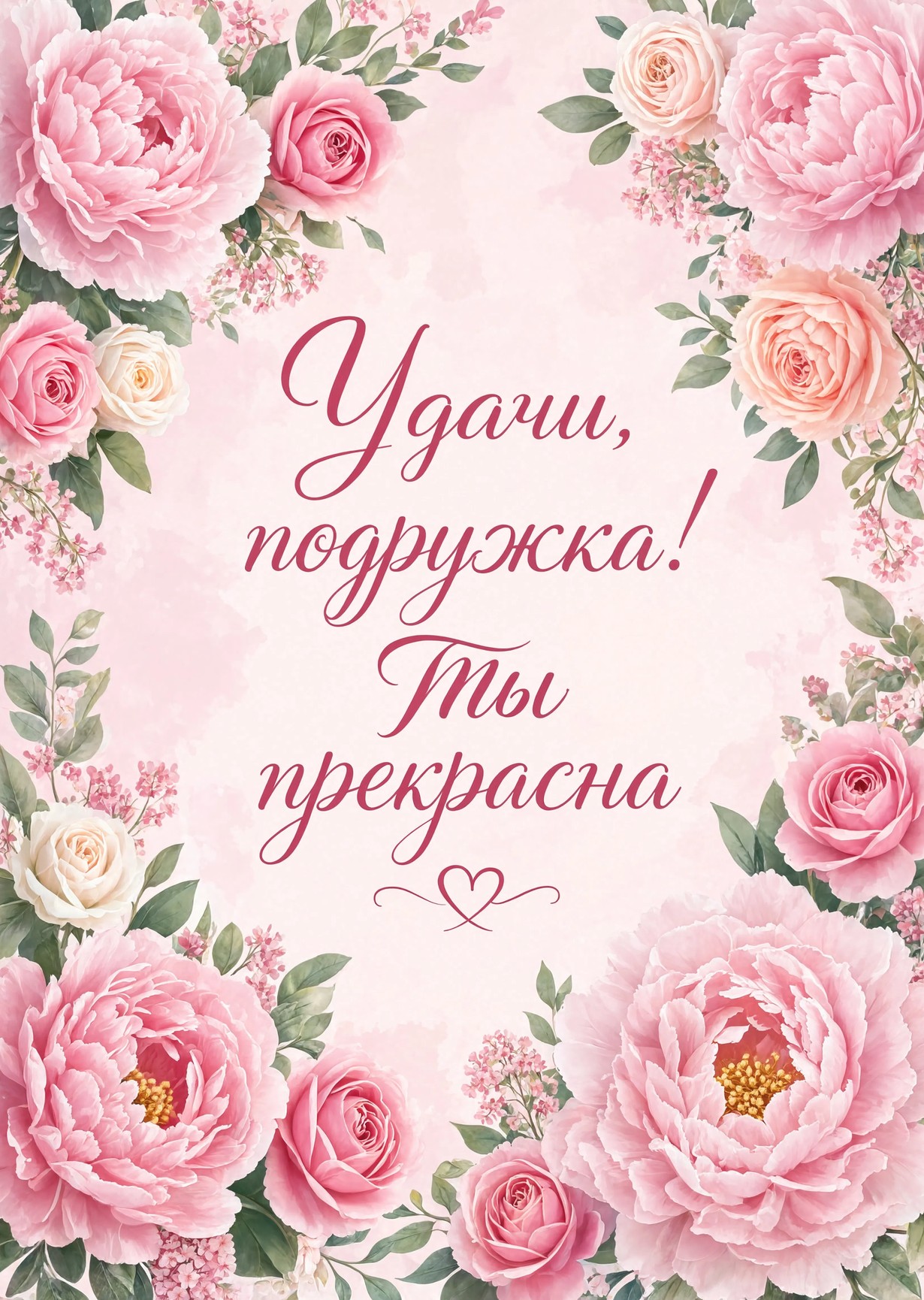 Открытка "Удачи" #25