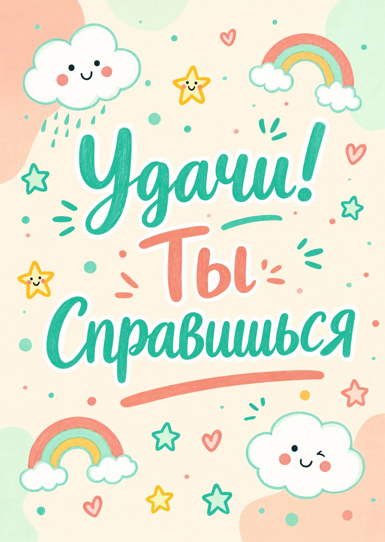 Открытка "Удачи" #15