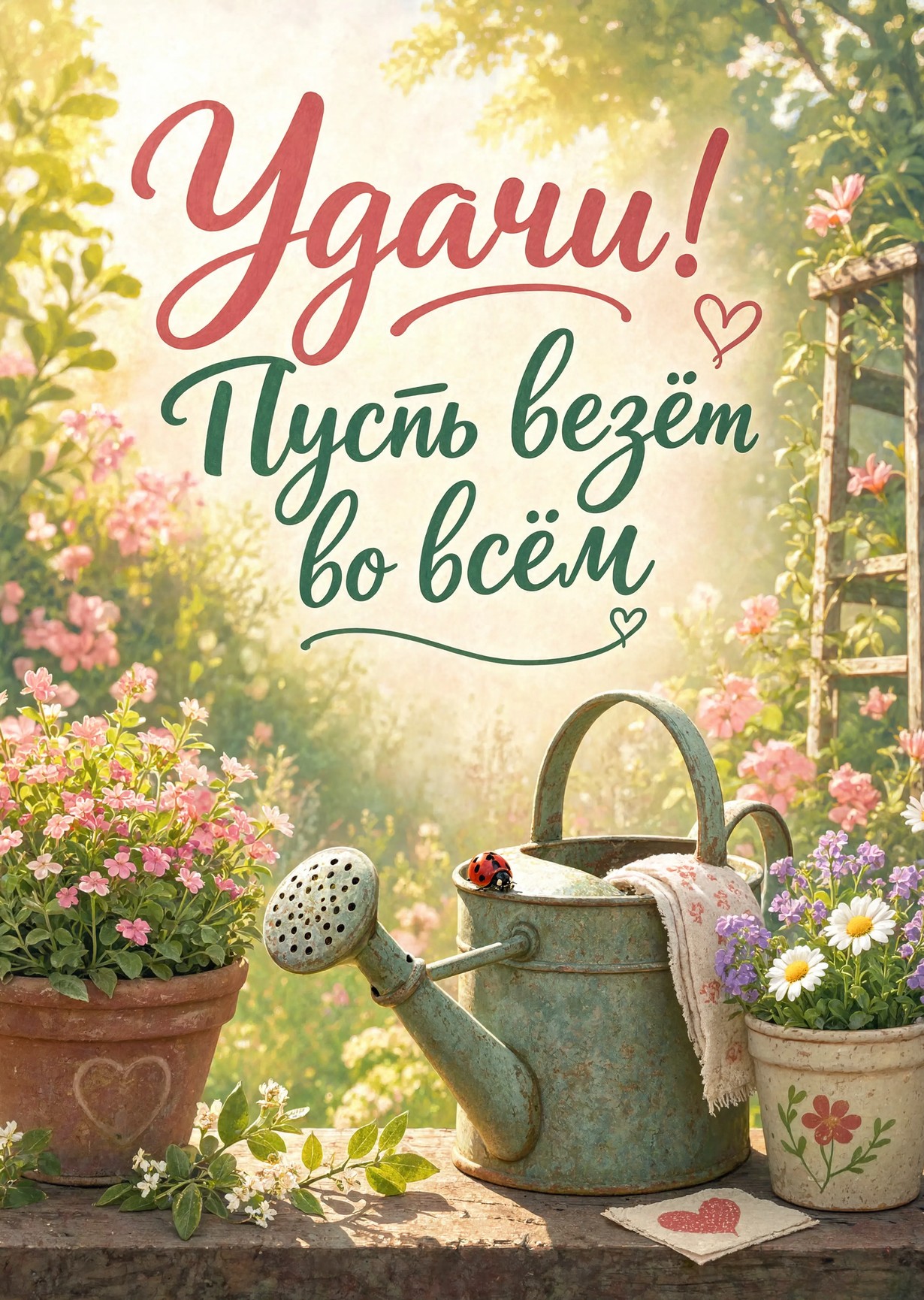 Открытка "Удачи" #74