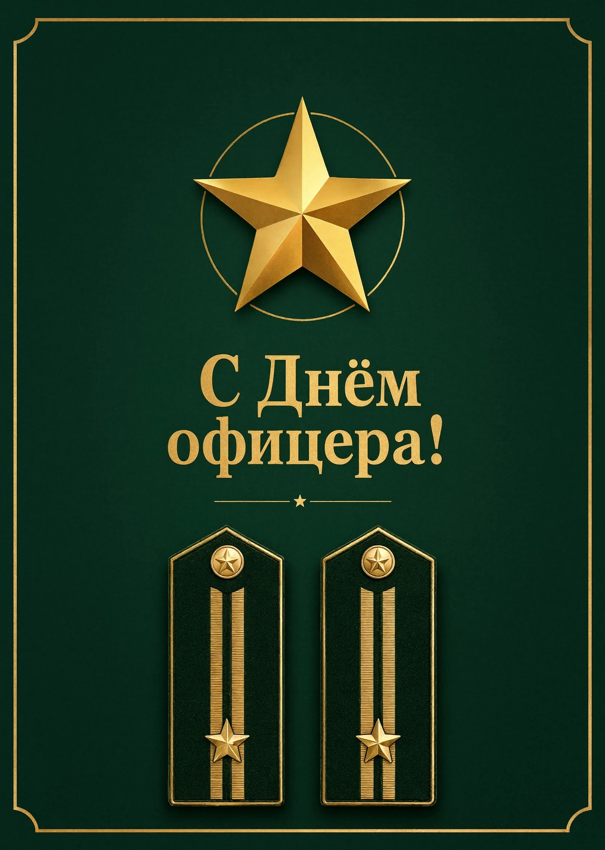 Открытка с Днем Офицера #24