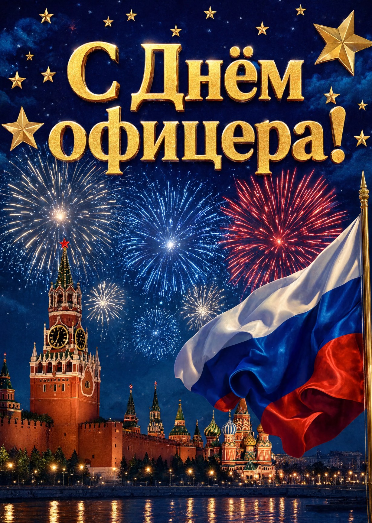 Открытка с Днем Офицера #21