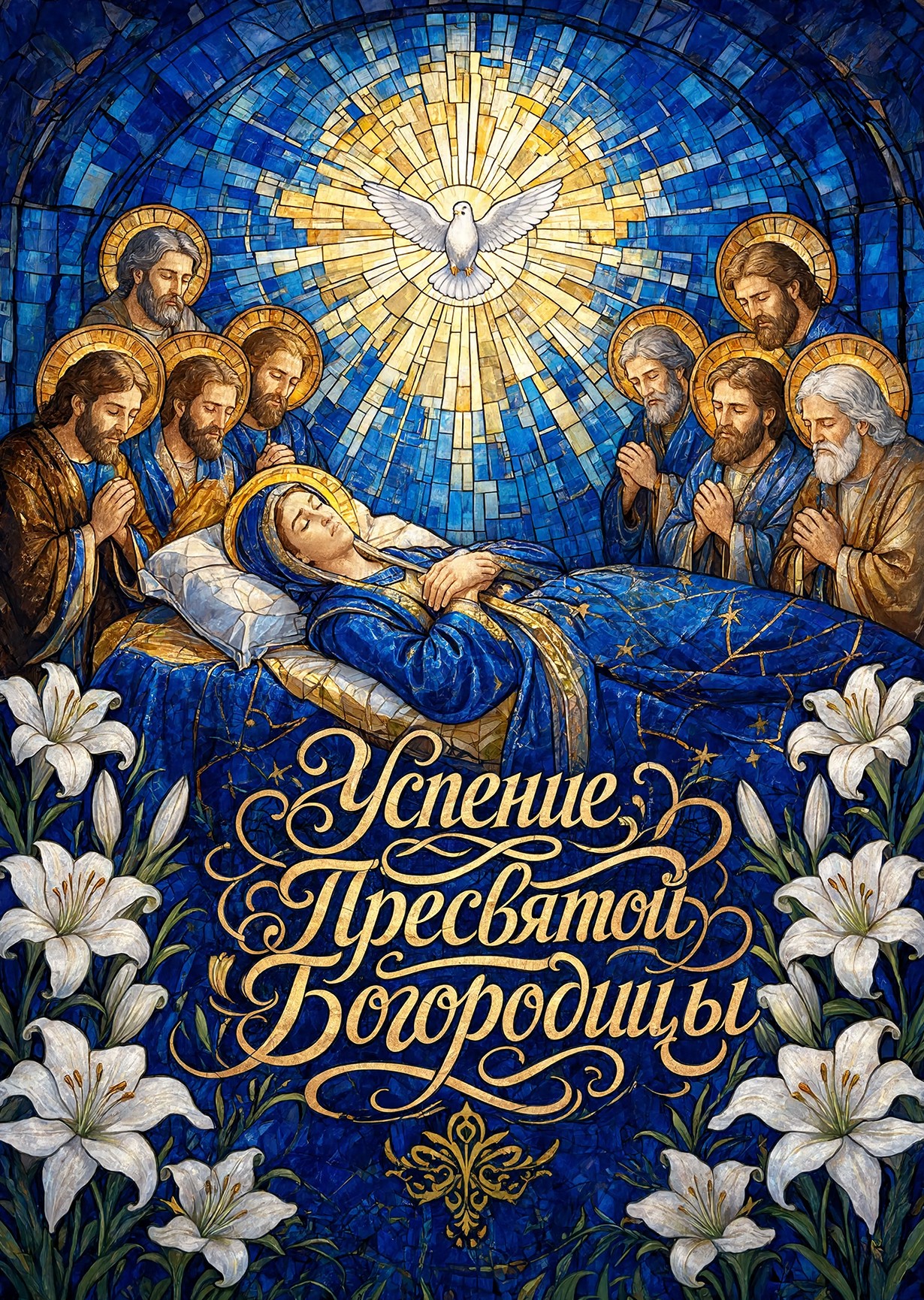 Открытка Успение Пресвятой Богородицы #3