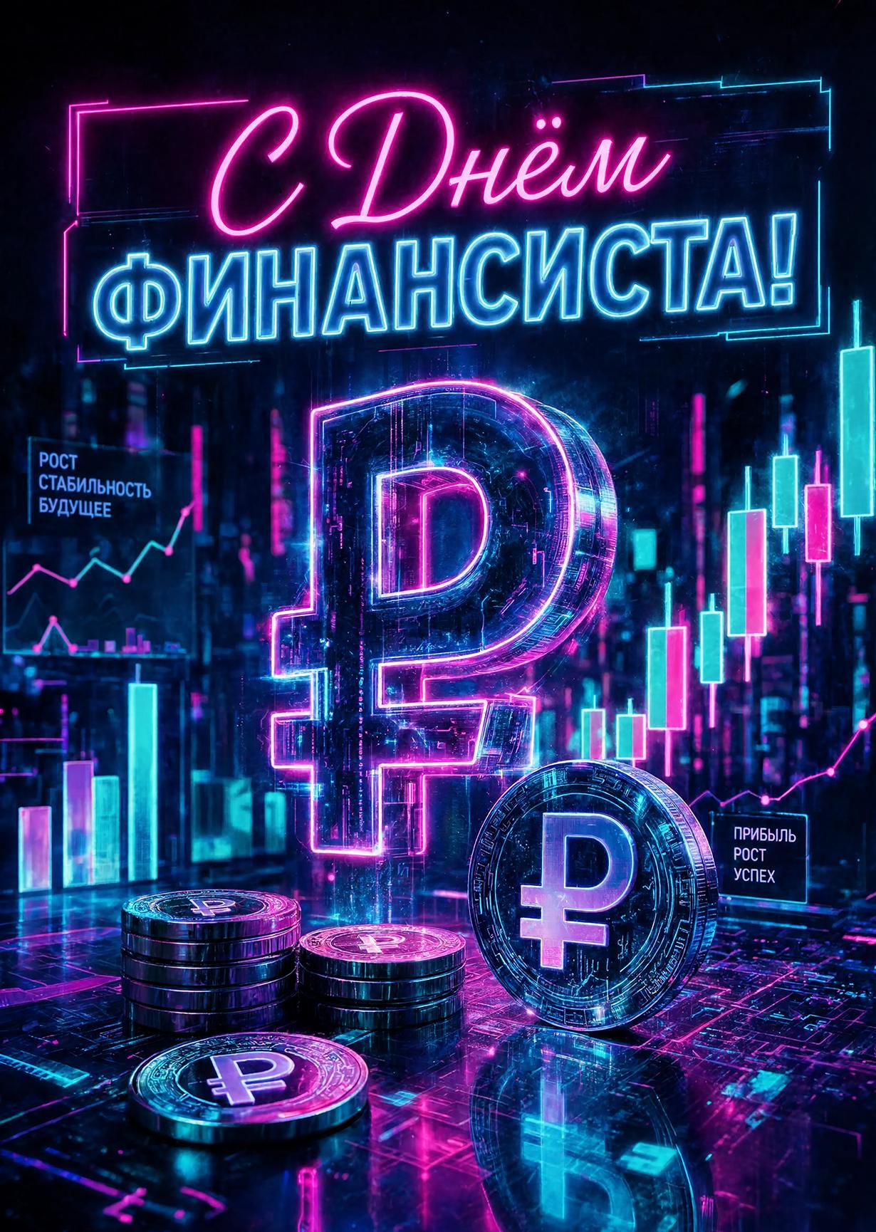 Открытка С Днём Финансиста #21