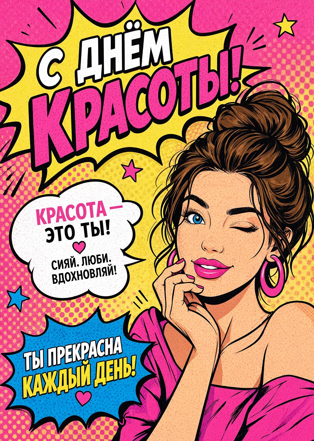 Открытка С Днём Красоты #25