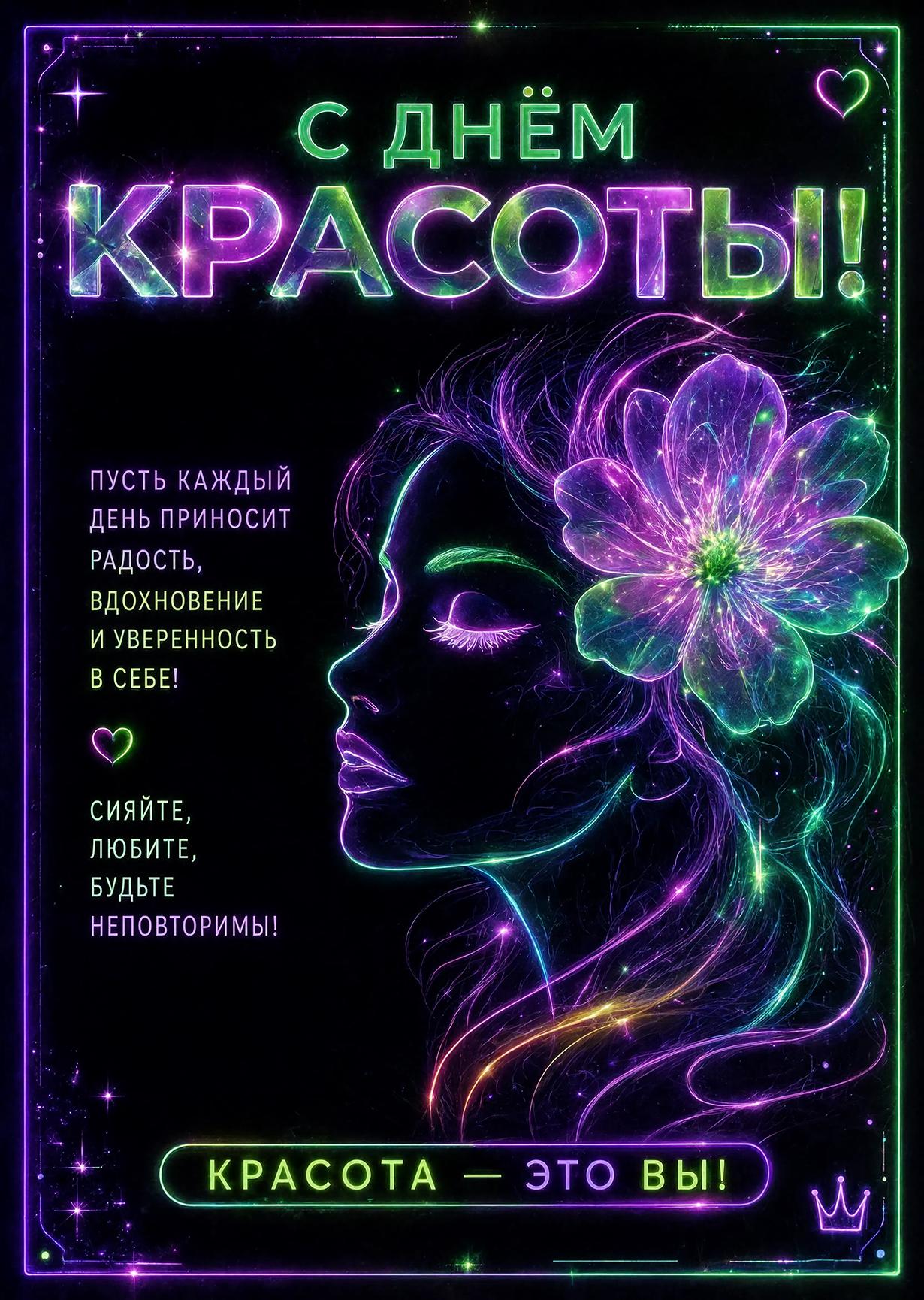 Открытка С Днём Красоты #24