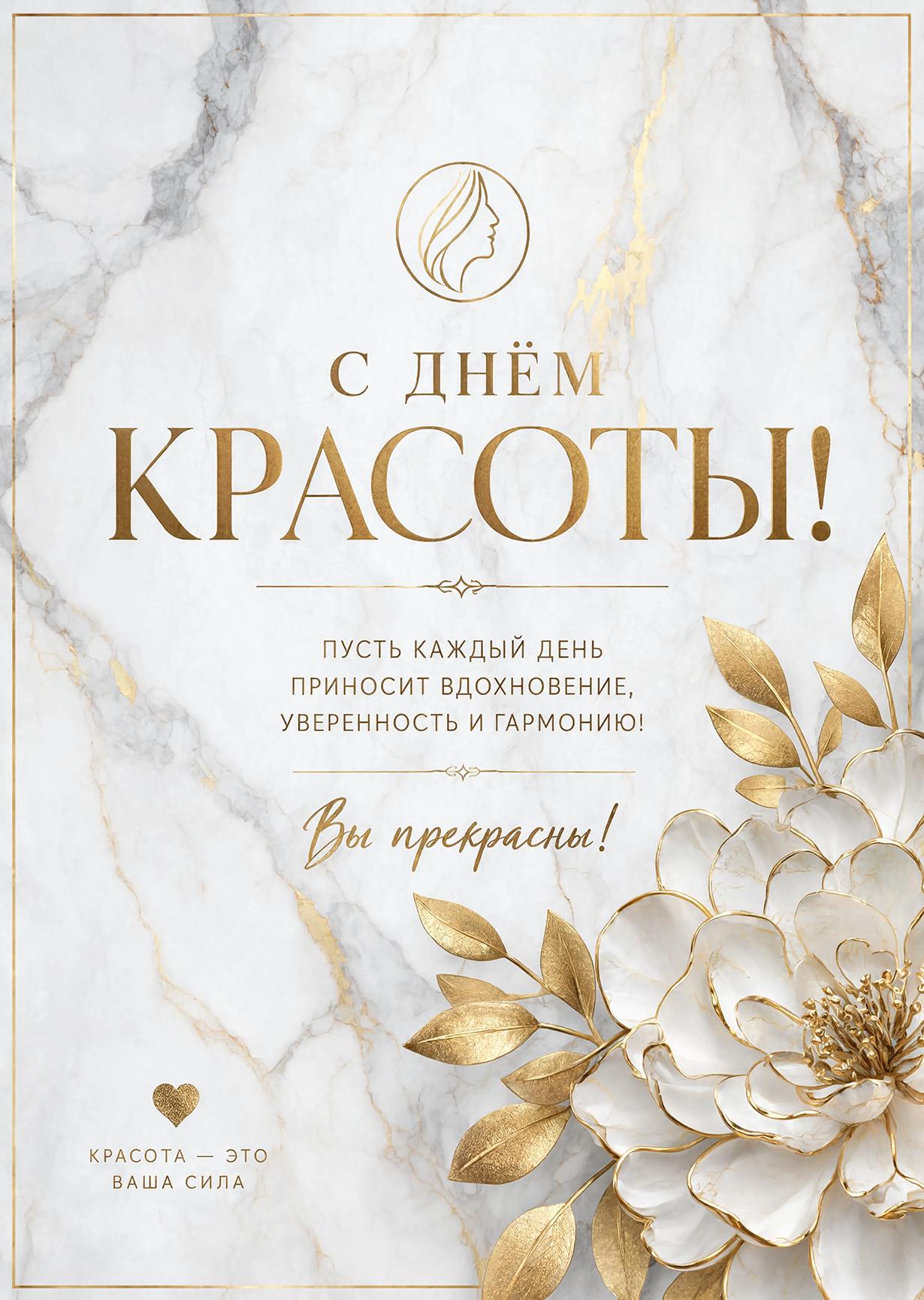 Открытка С Днём Красоты #8