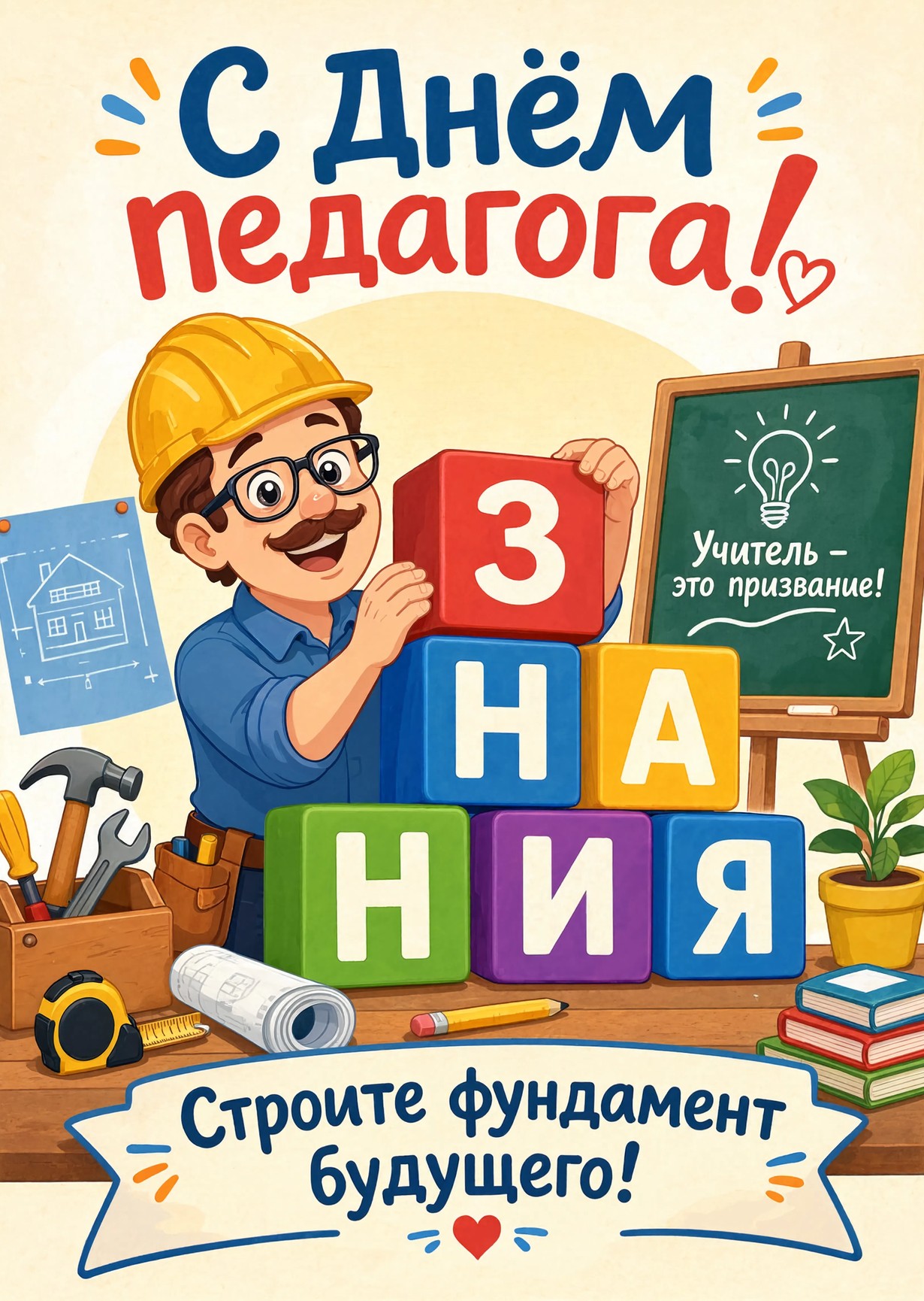 Открытки с Днем Педагога-37