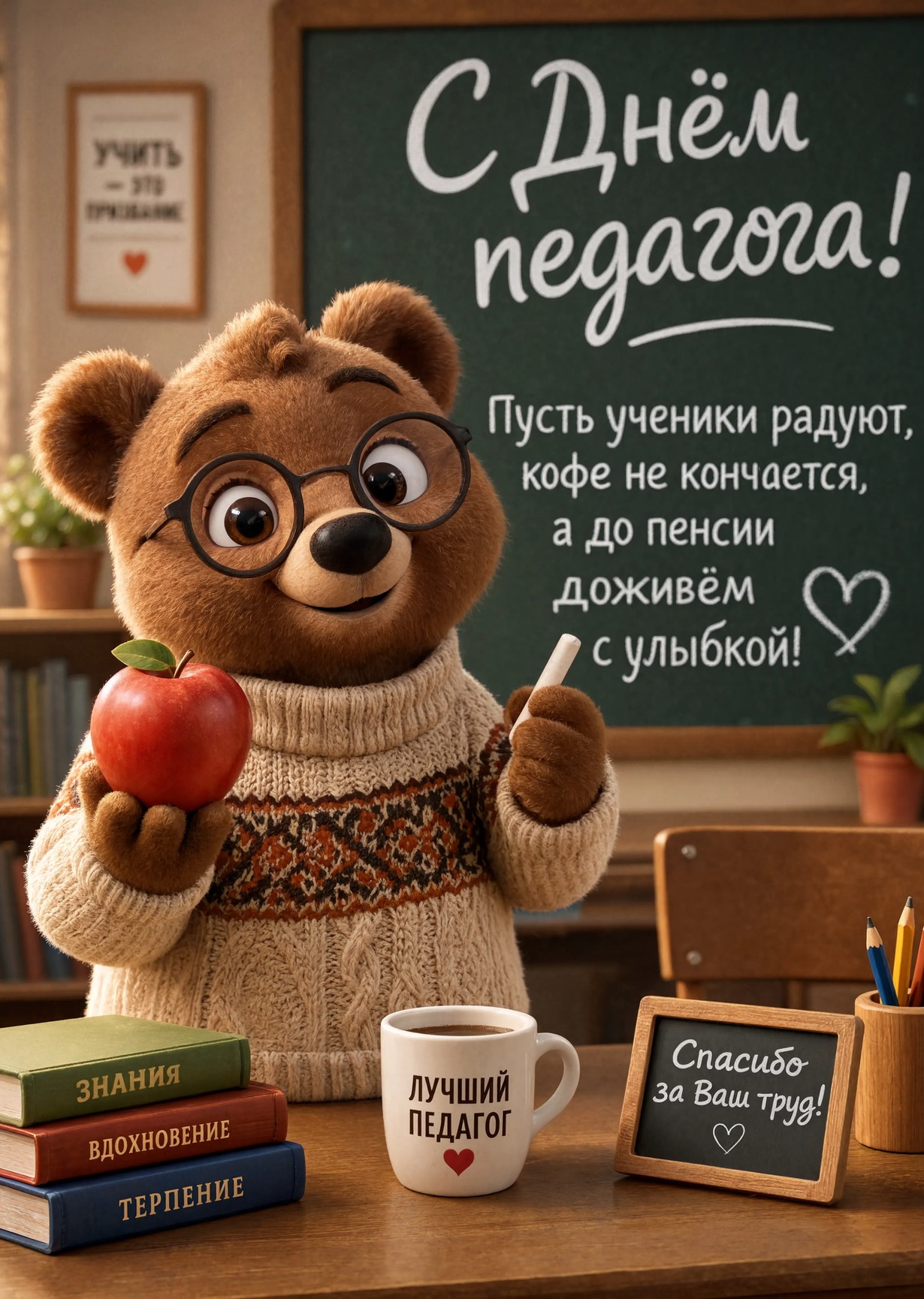 Открытки с Днем Педагога-42
