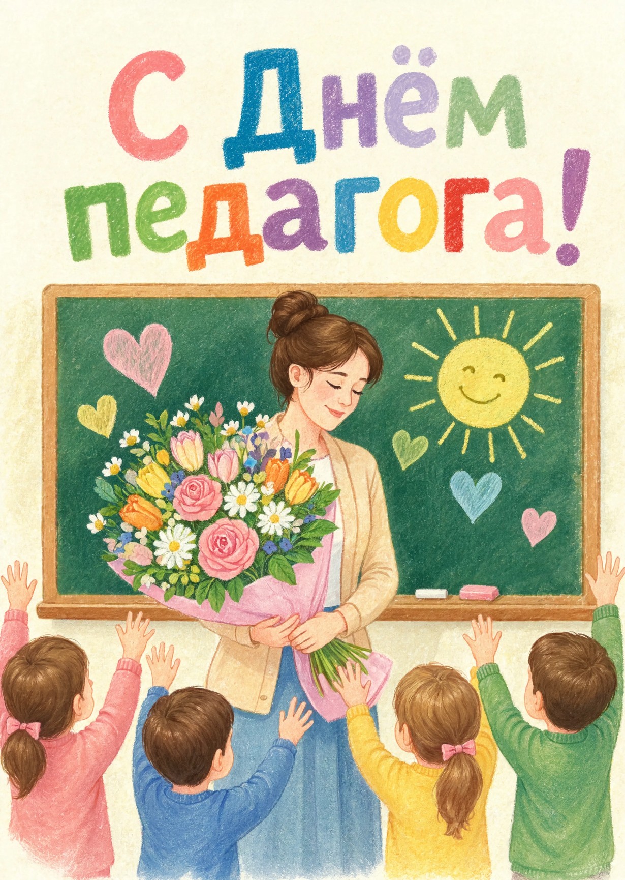 Открытки с Днем Педагога-7