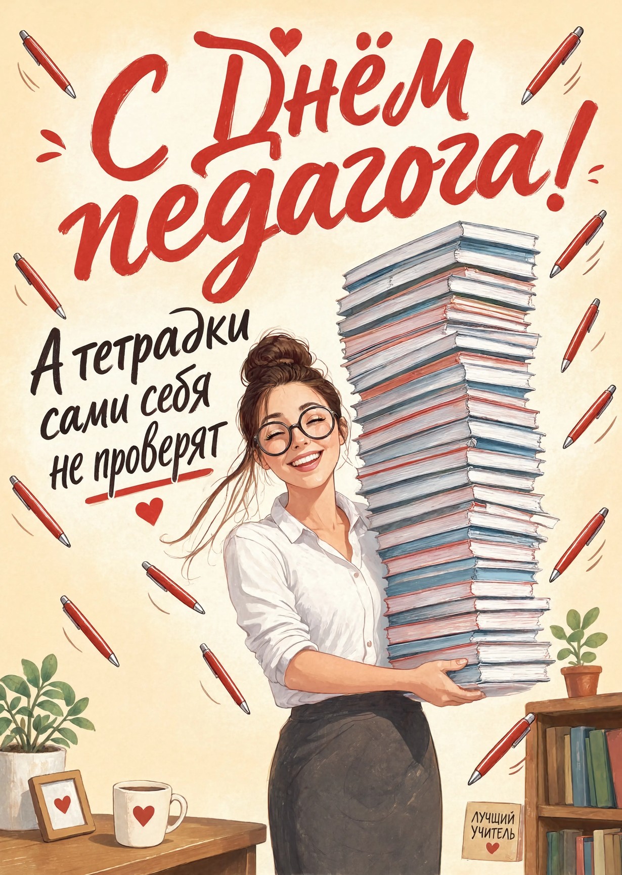 Открытки с Днем Педагога-20