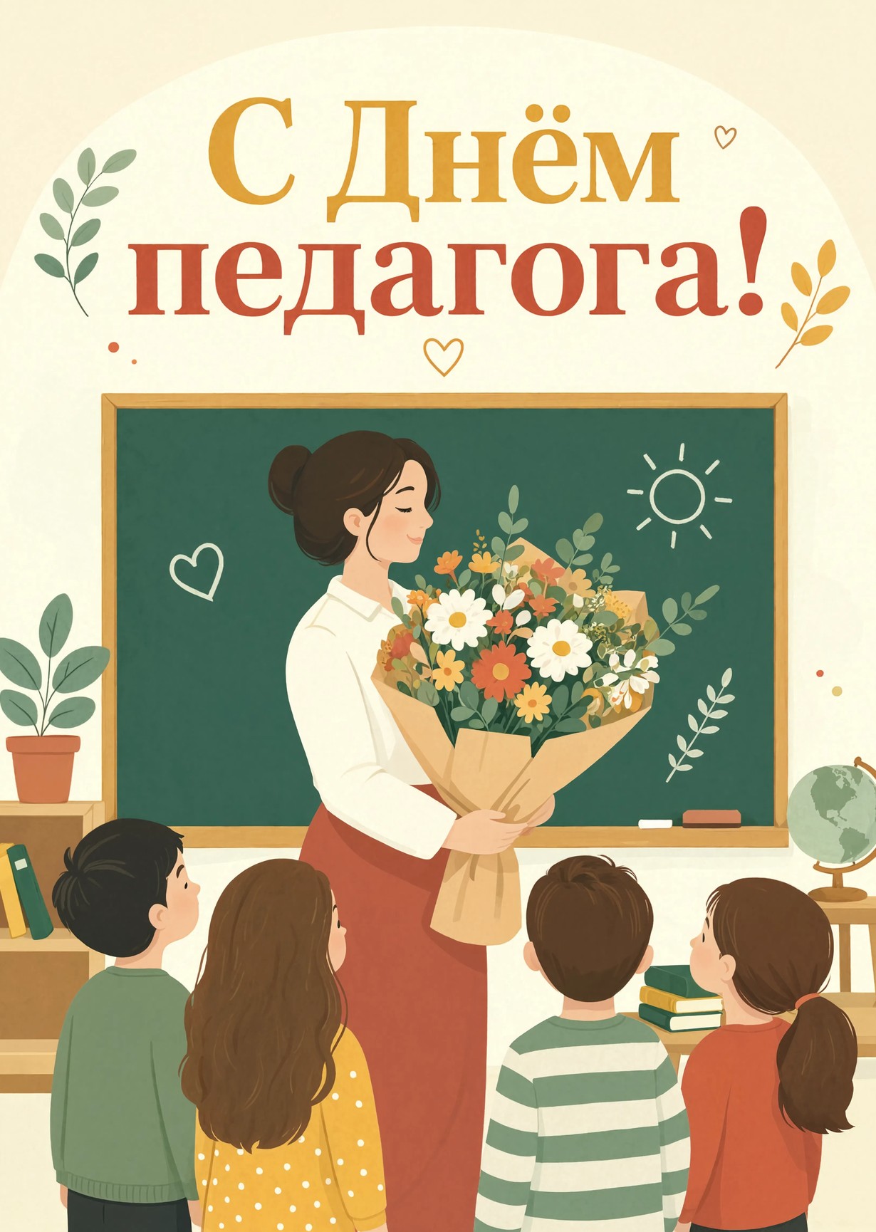 Открытки с Днем Педагога-4