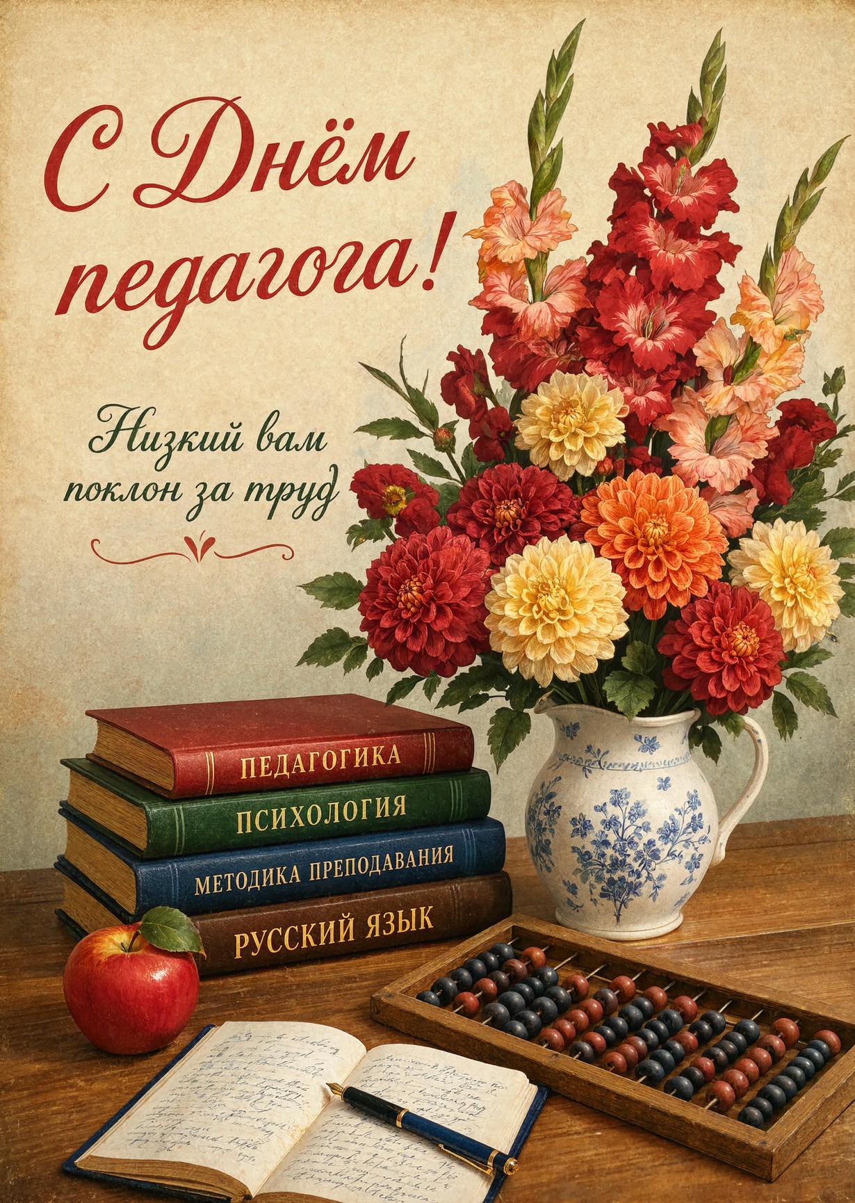Открытки с Днем Педагога-10