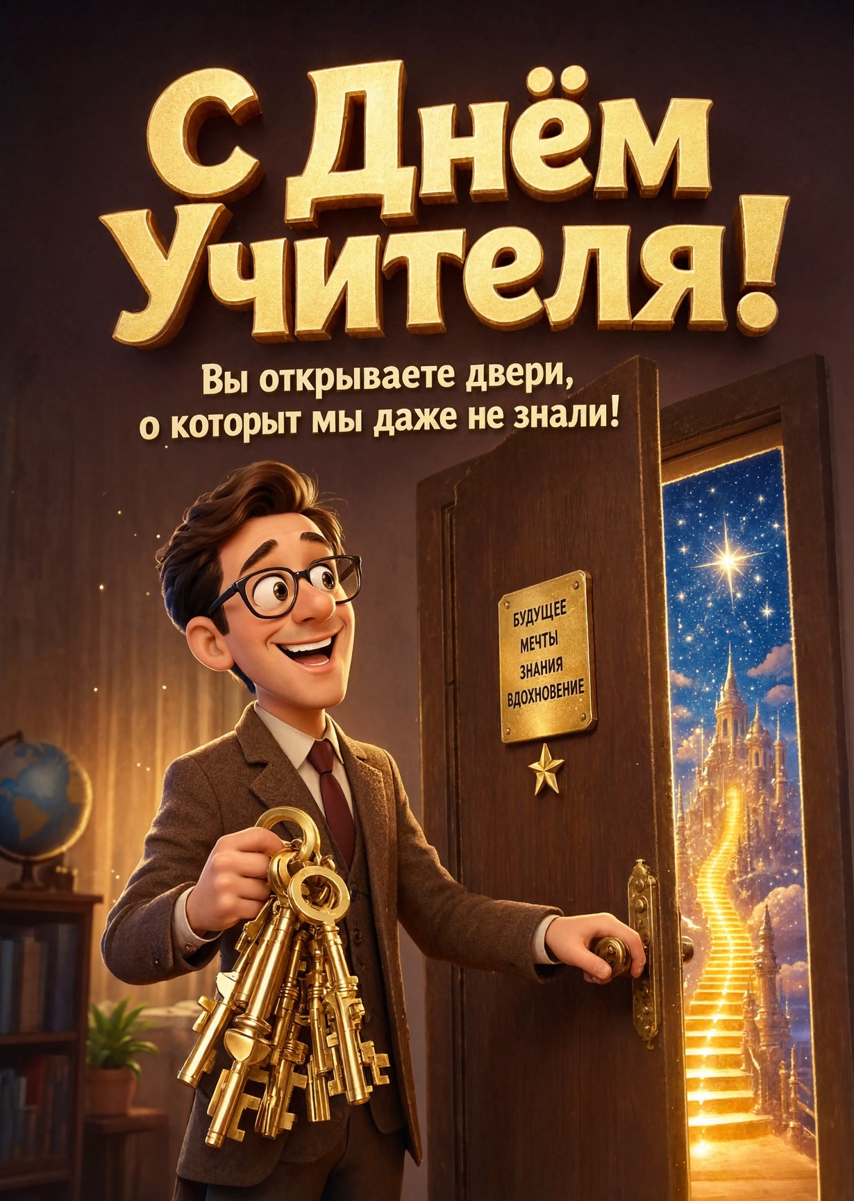 открытки с Днем Учителя-39