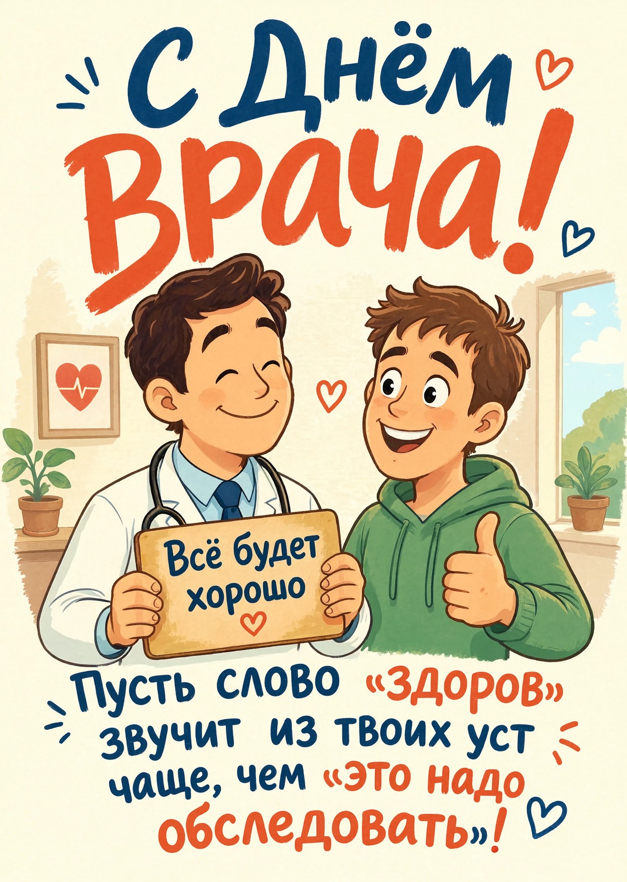открытки с Днем Врача-40