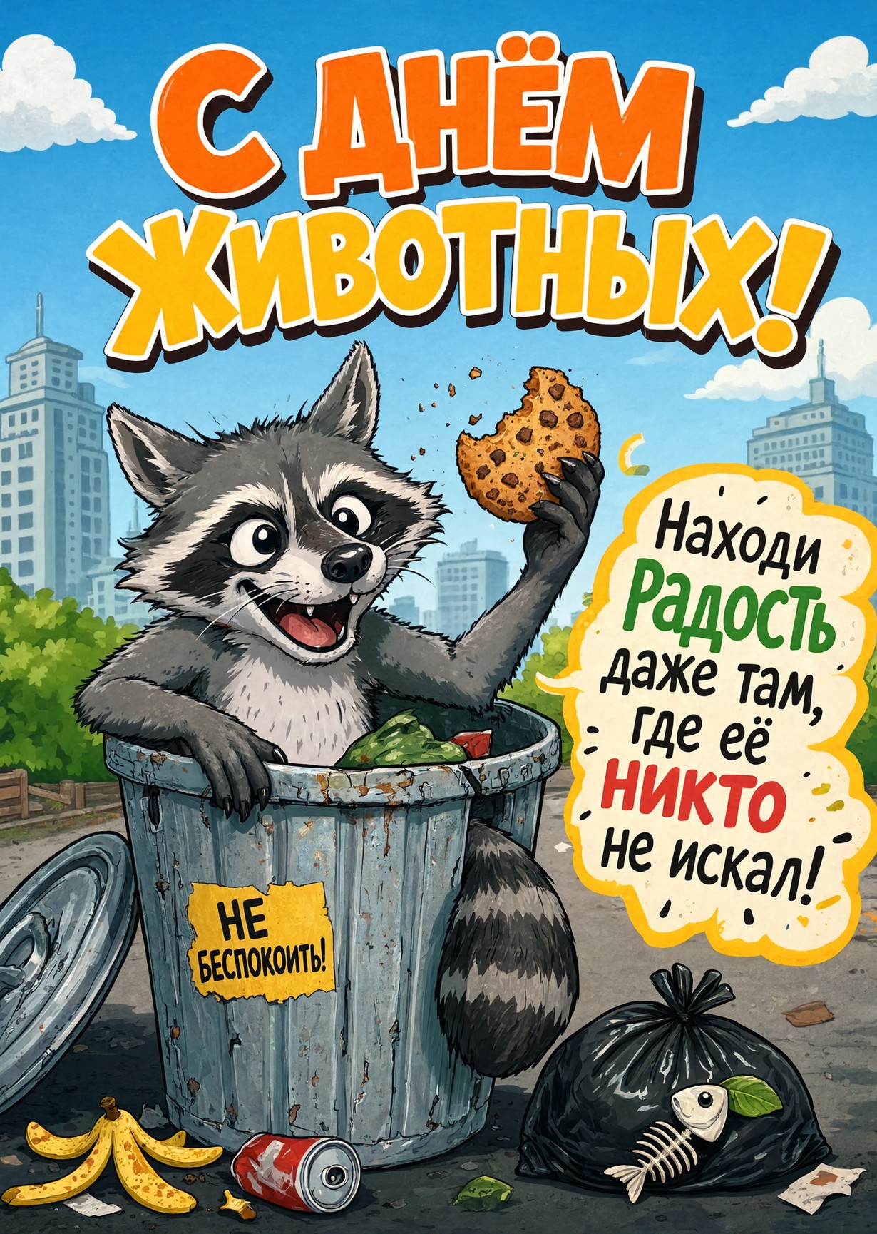 открытки с днем животных-16