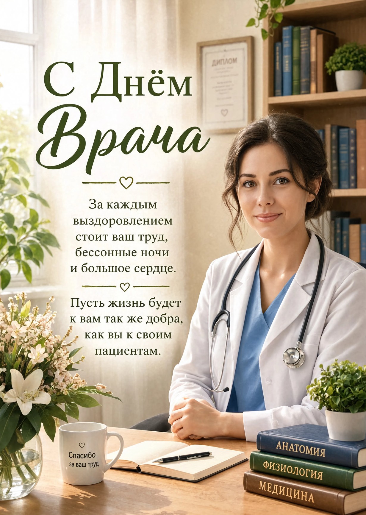 открытки с Днем Врача-22