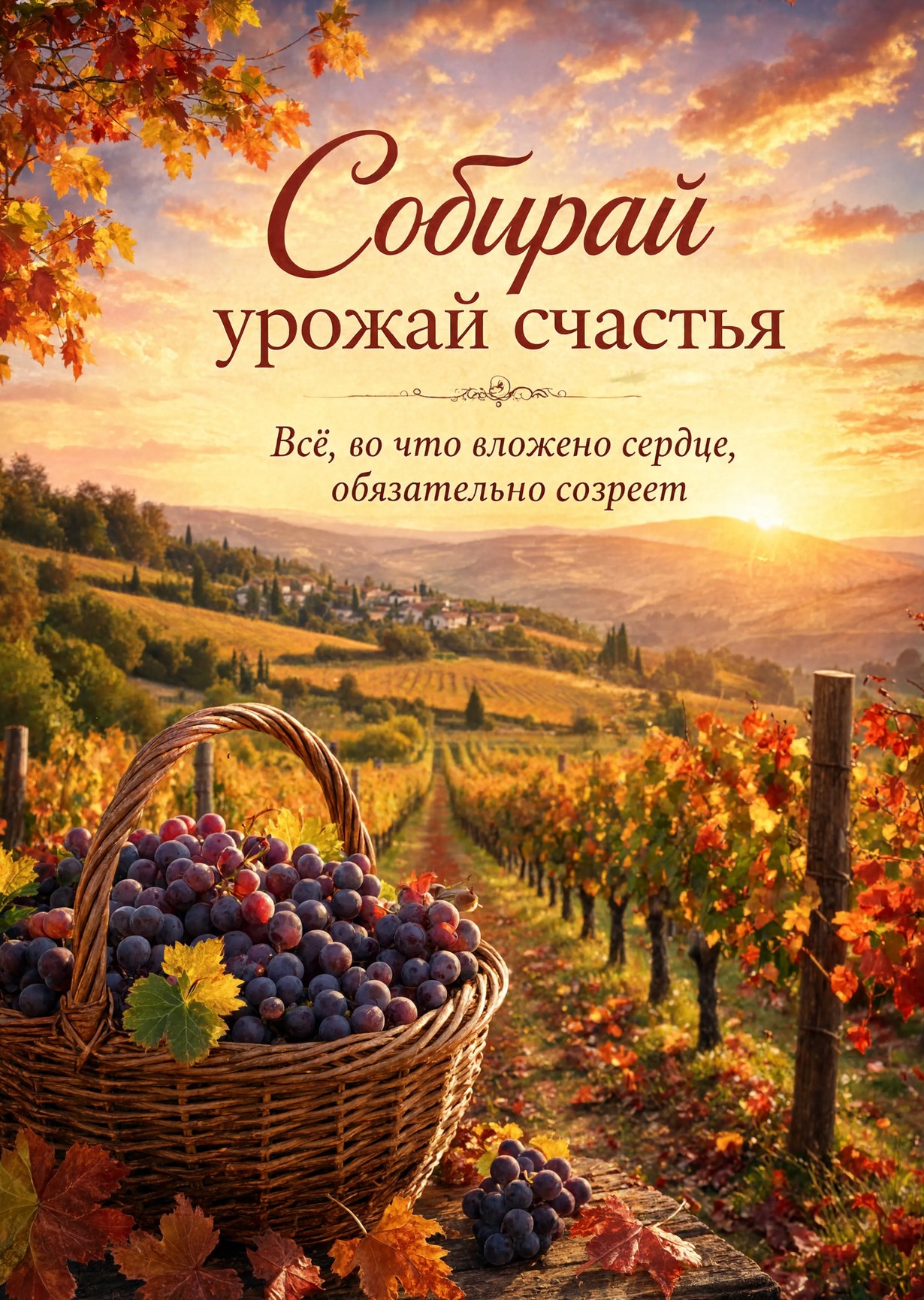 Открытка с осенью #182