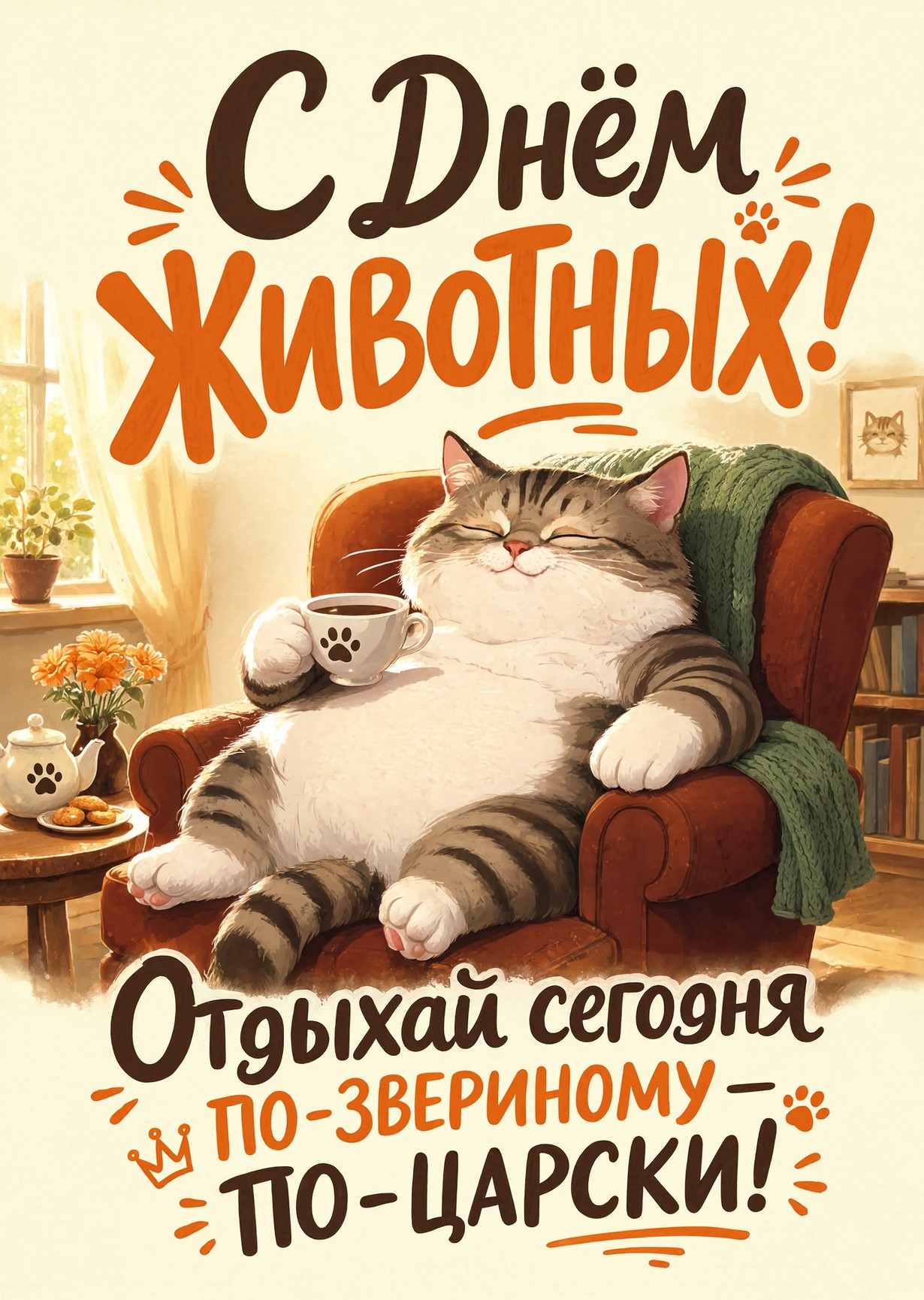 открытки с днем животных-4