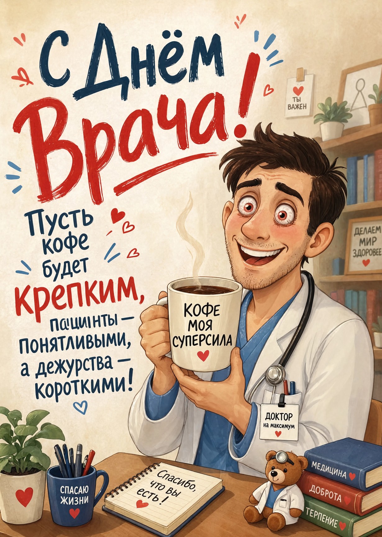 открытки с Днем Врача-38