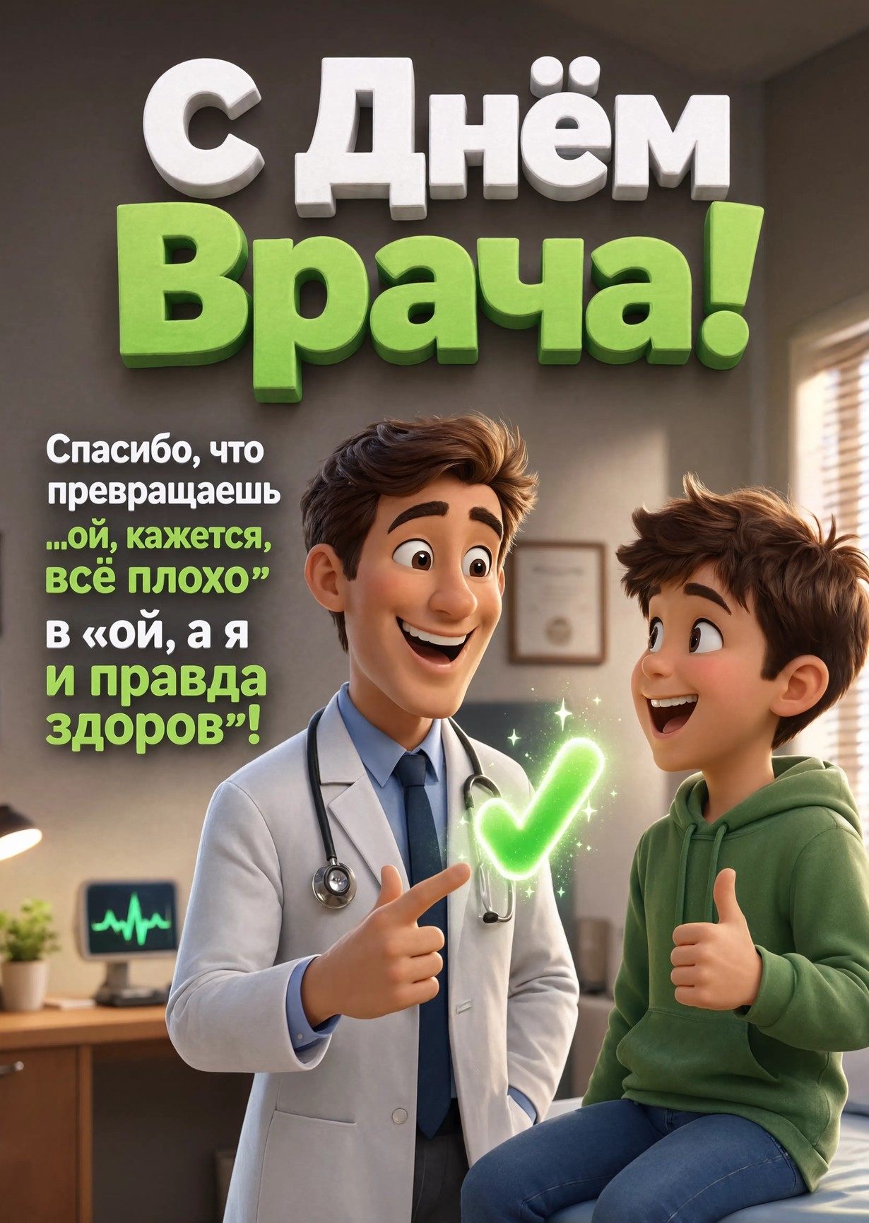 открытки с Днем Врача-8