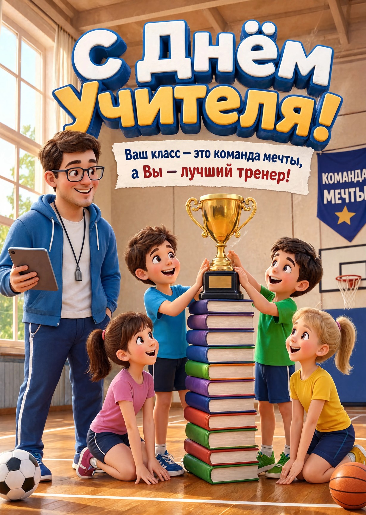 открытки с Днем Учителя-40
