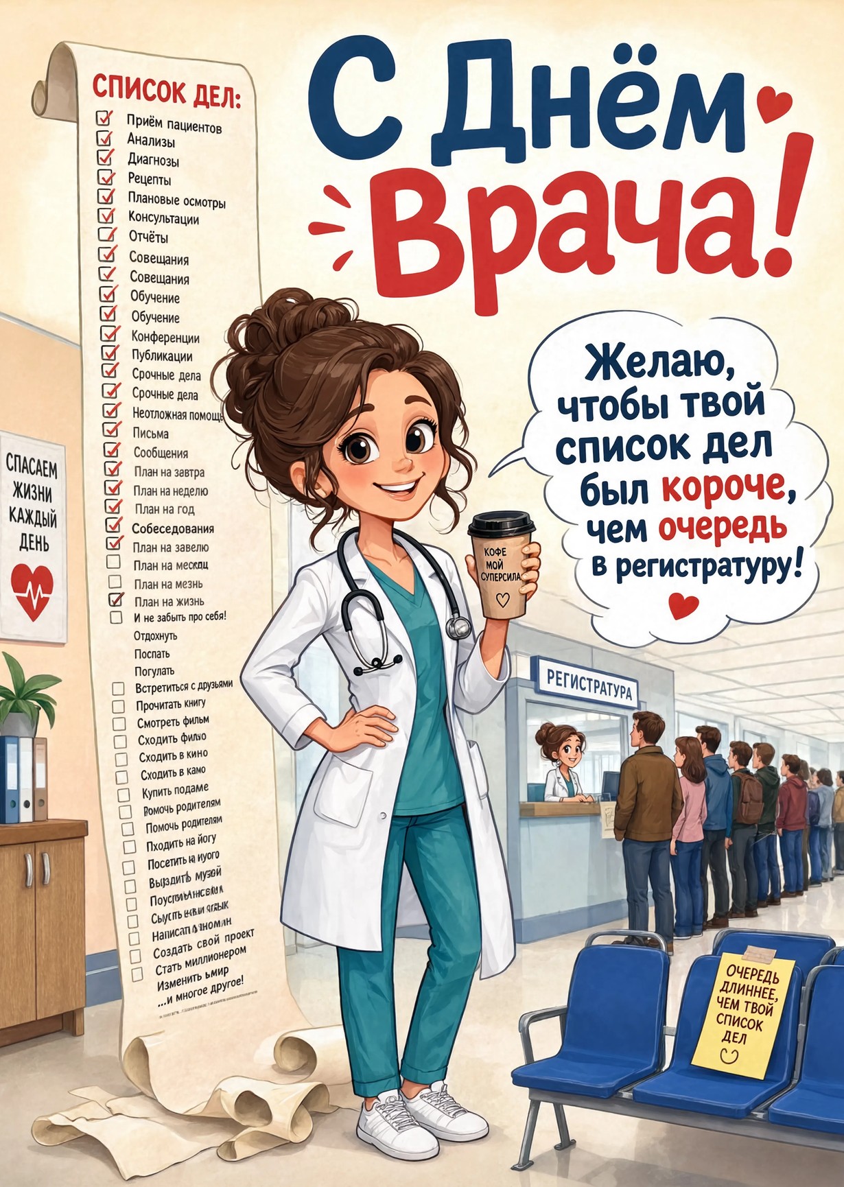 открытки с Днем Врача-13