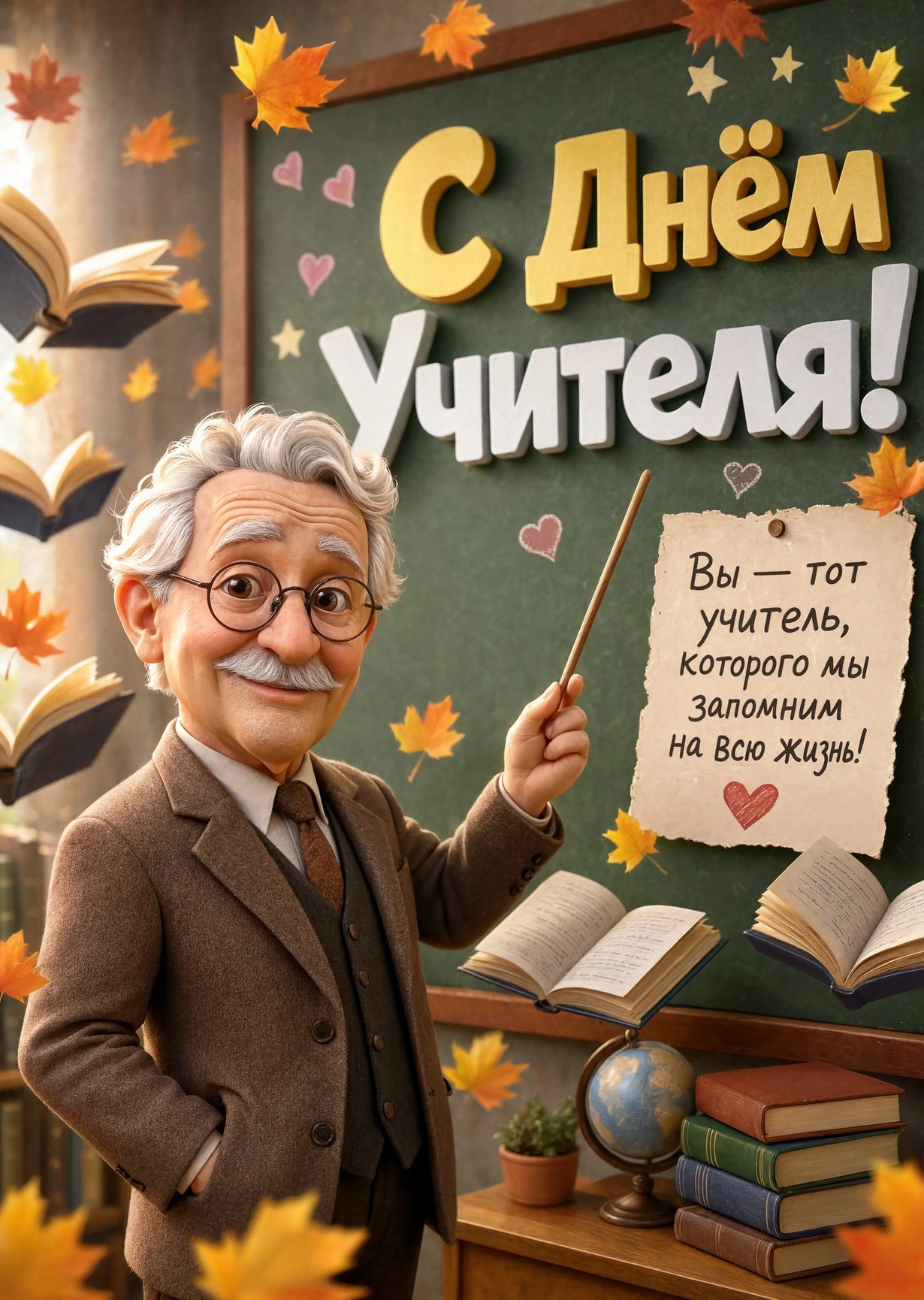 открытки с Днем Учителя-38