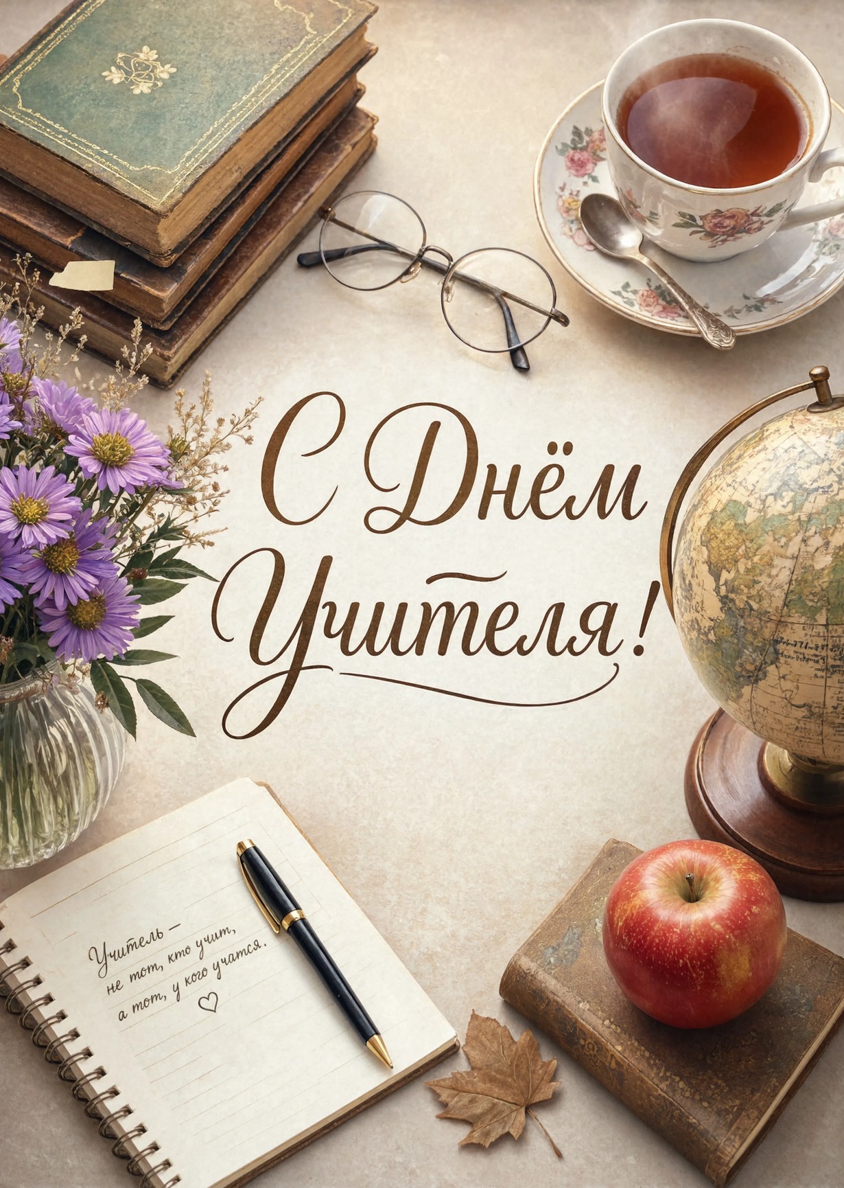 открытки с Днем Учителя-43