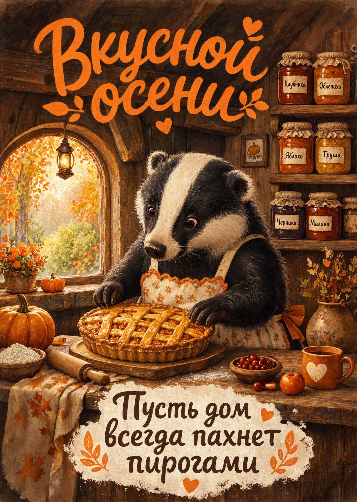 Открытка с осенью #161