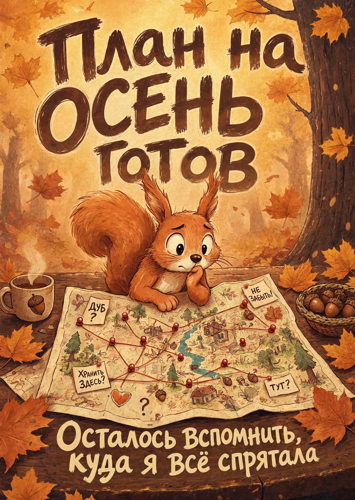 Открытка с осенью #141