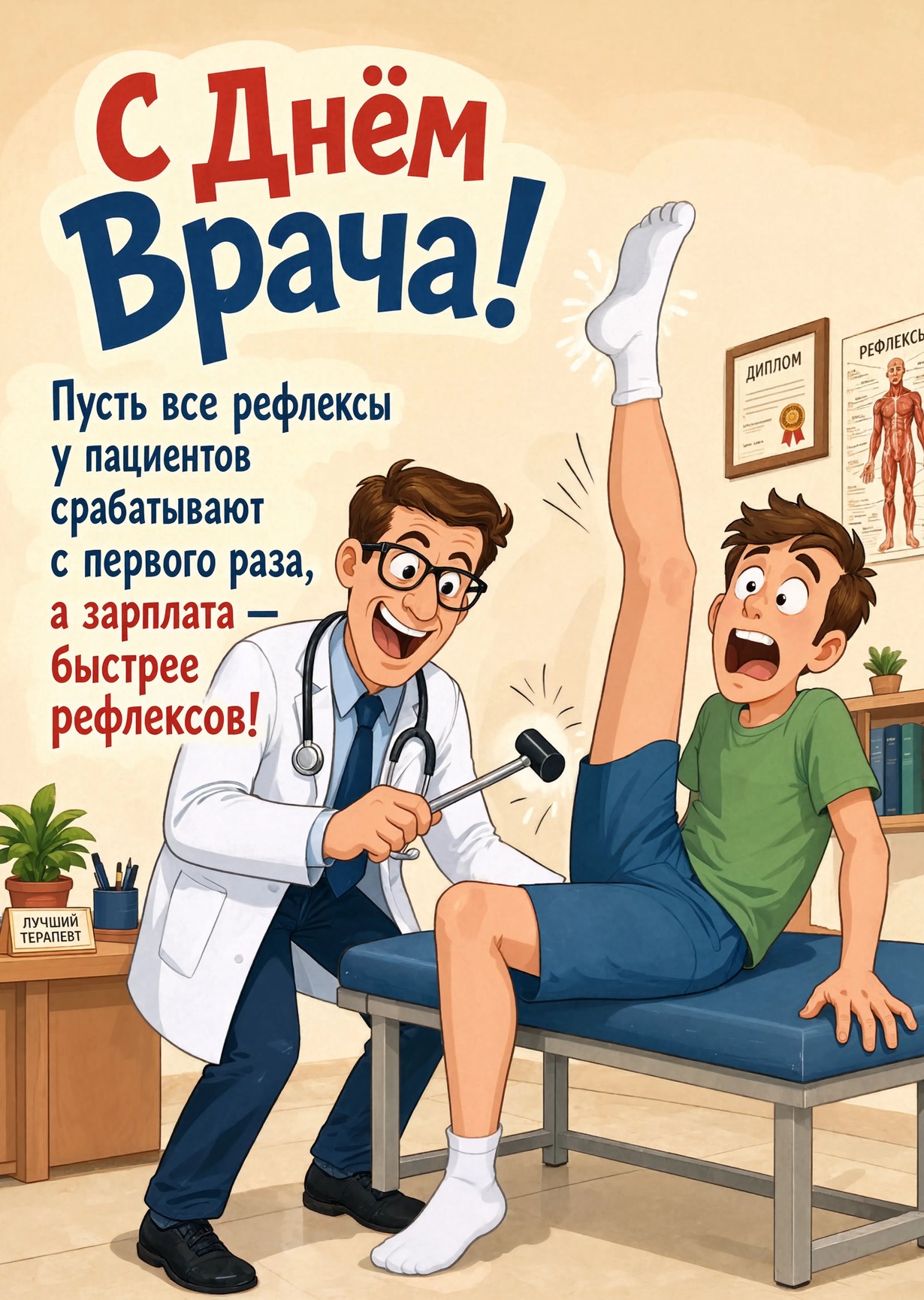 открытки с Днем Врача-15