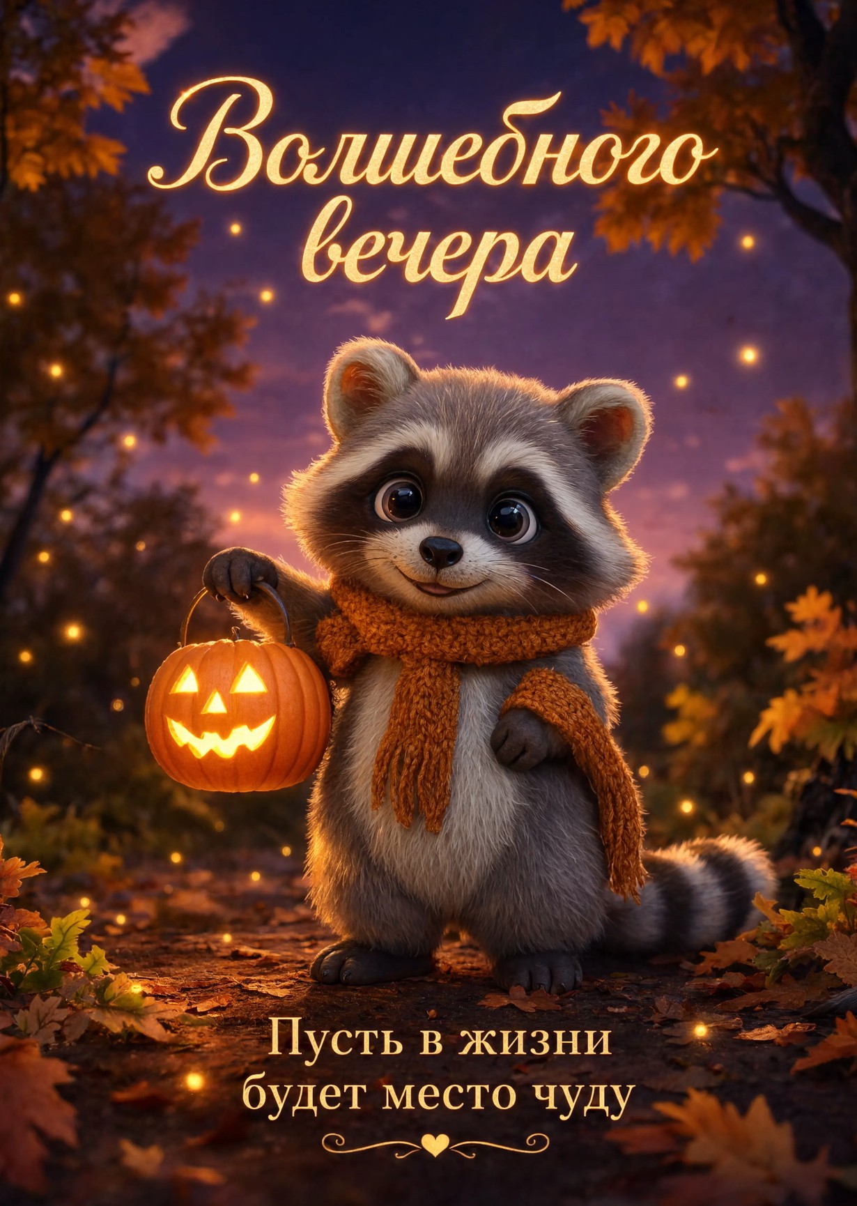 Открытка с осенью #156