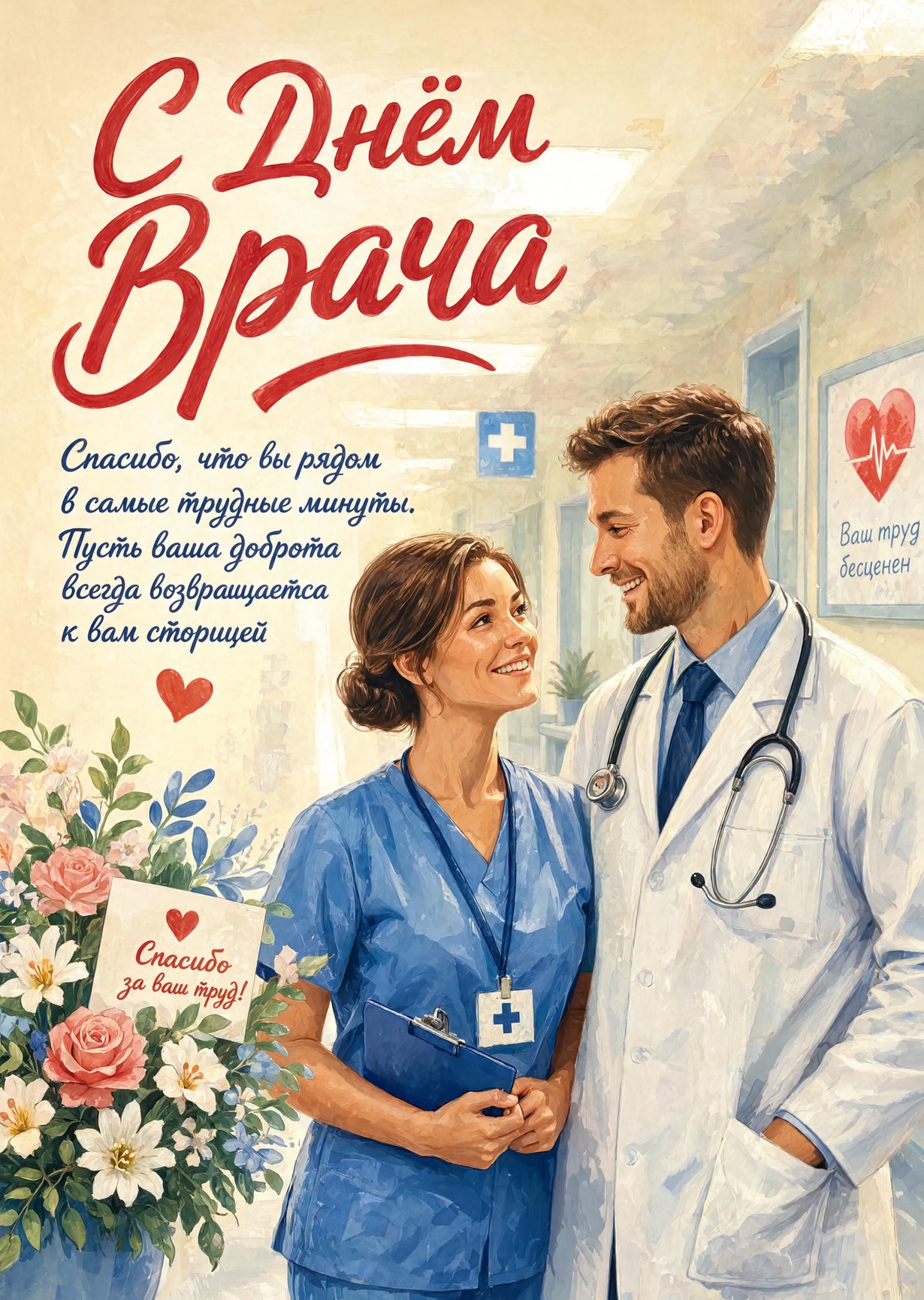 открытки с Днем Врача-26