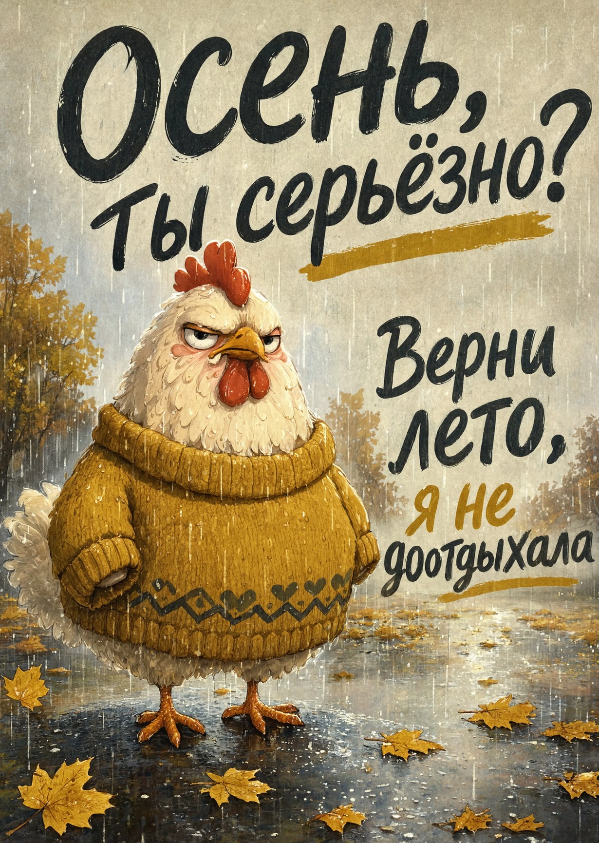 Открытка с осенью #145
