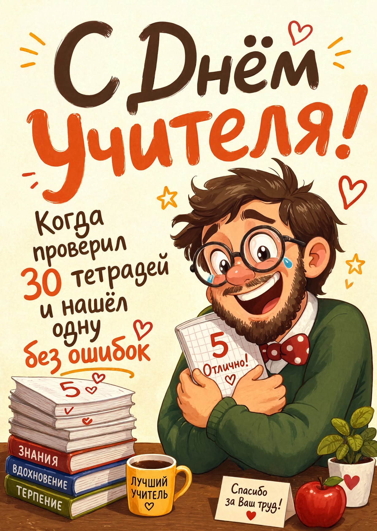 открытки с Днем Учителя-62