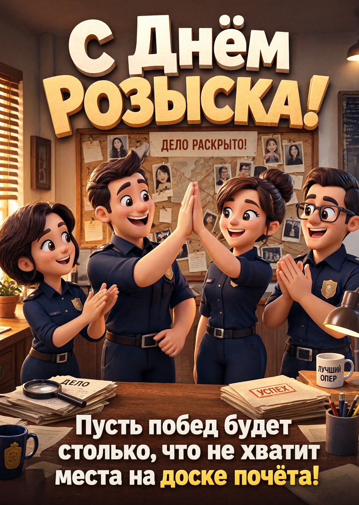 открытки с Днем Розыска-21