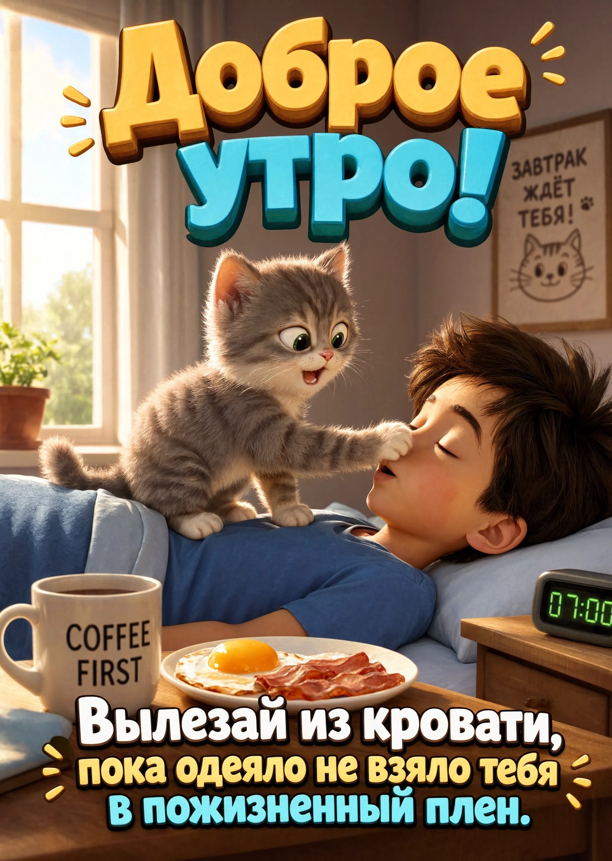 Открытка С Добрым Утром #379