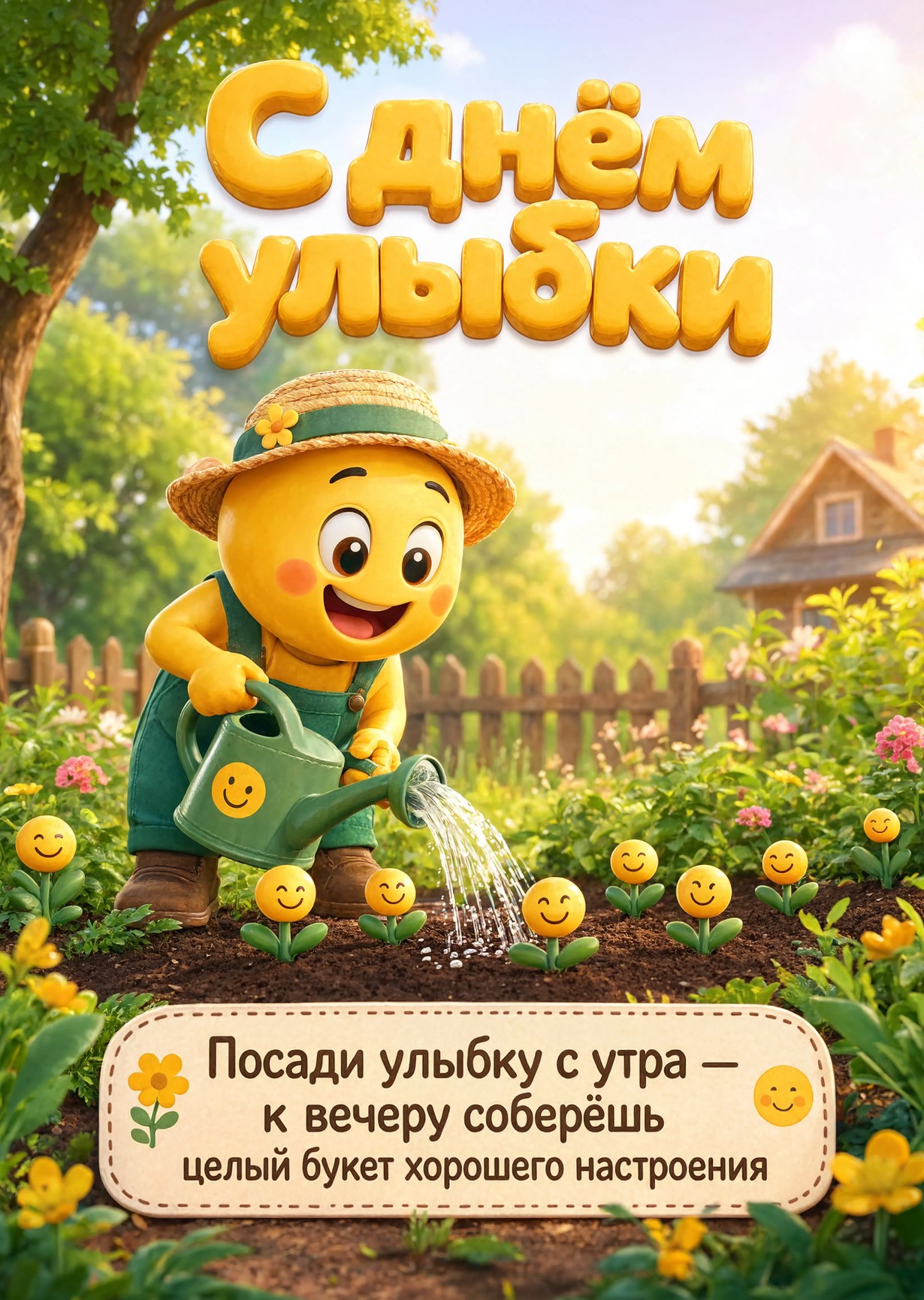 открытки с Днем Улыбки-2