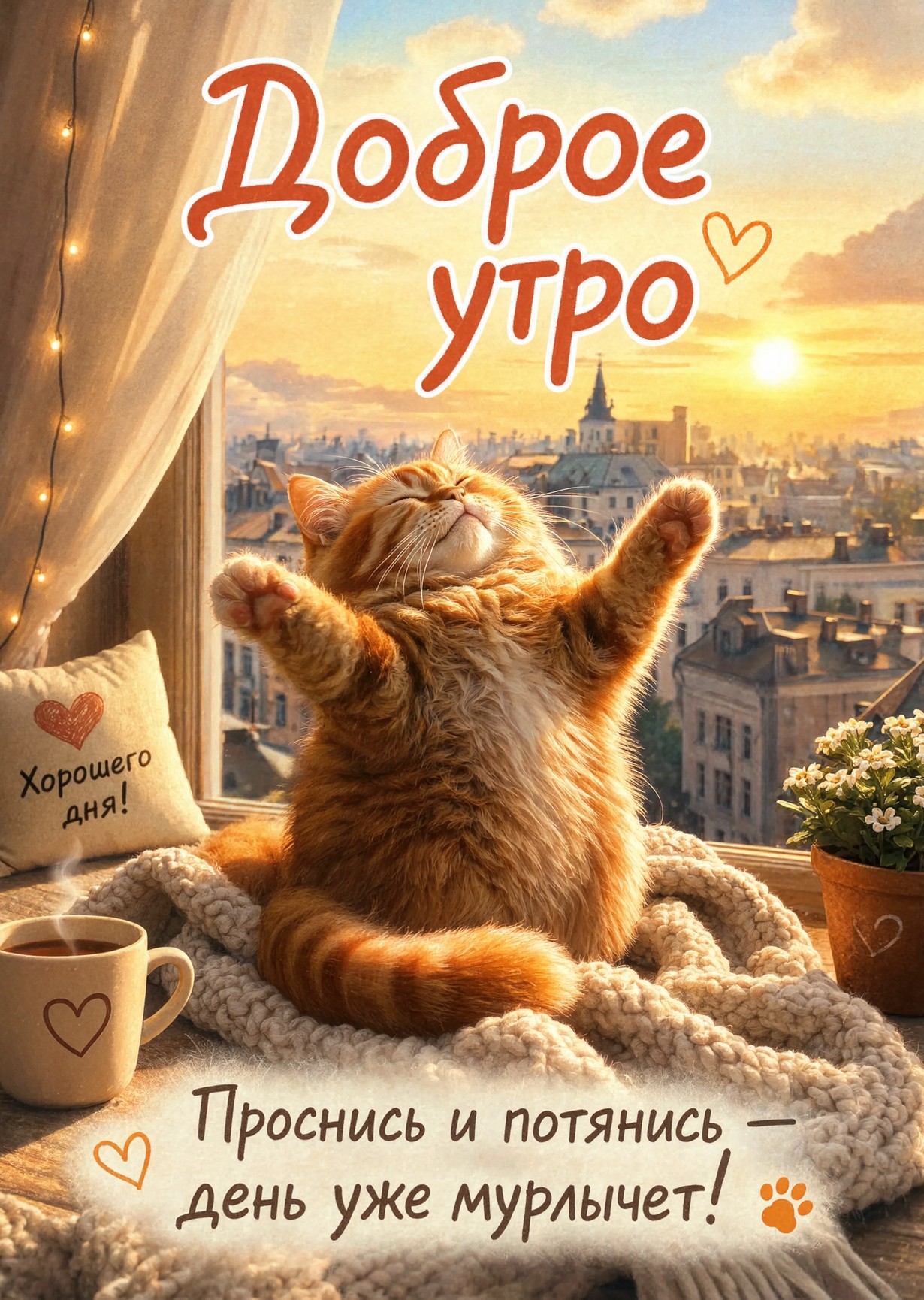 Открытка С Добрым Утром #456