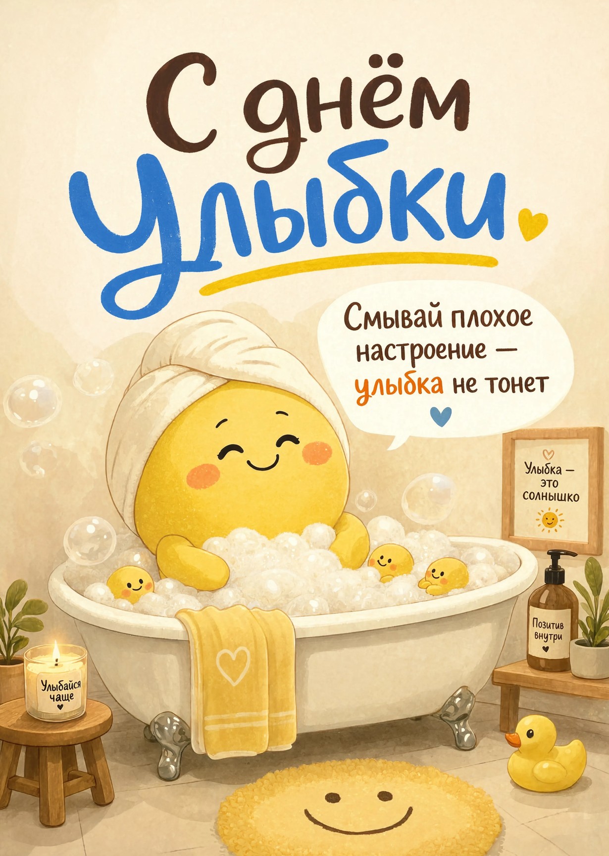 открытки с Днем Улыбки-15