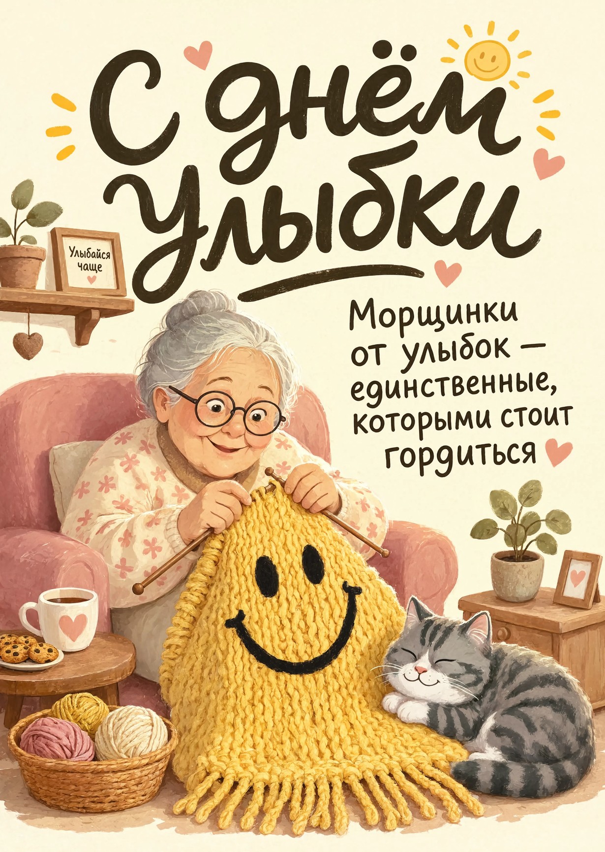 открытки с Днем Улыбки-4