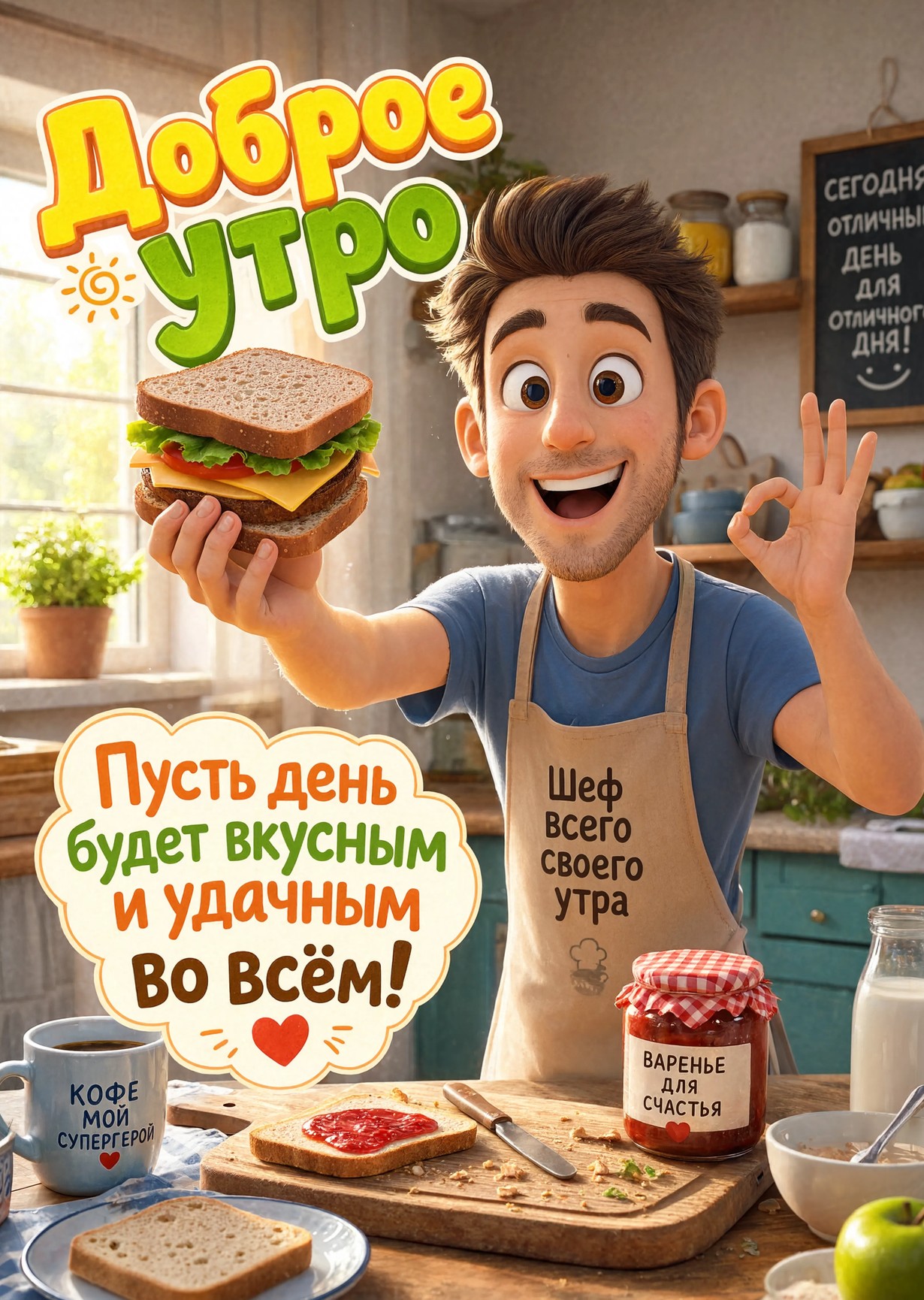 Открытка С Добрым Утром #228